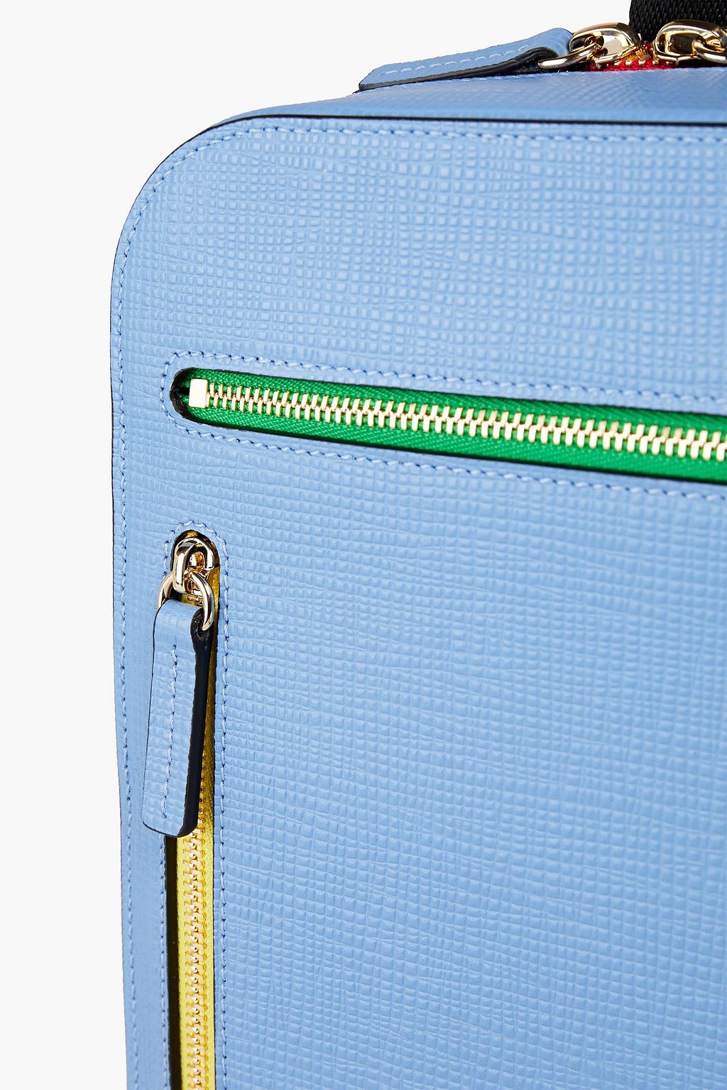 SMYTHSON Textured-leather messenger bag