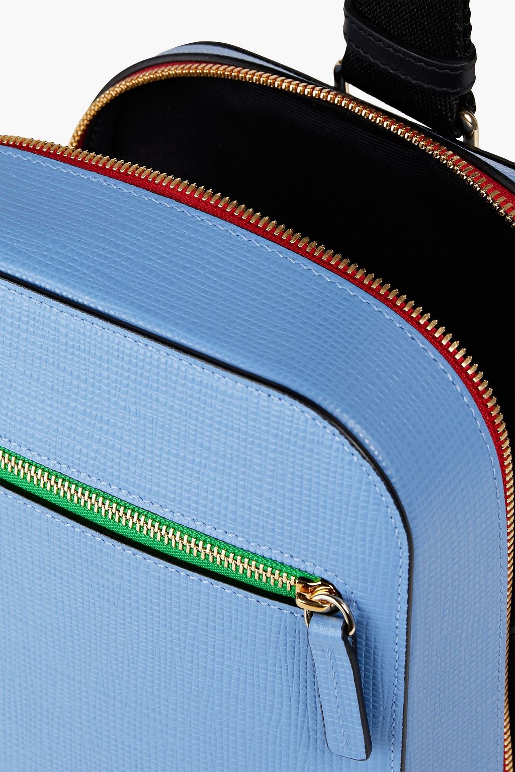 SMYTHSON Textured-leather messenger bag