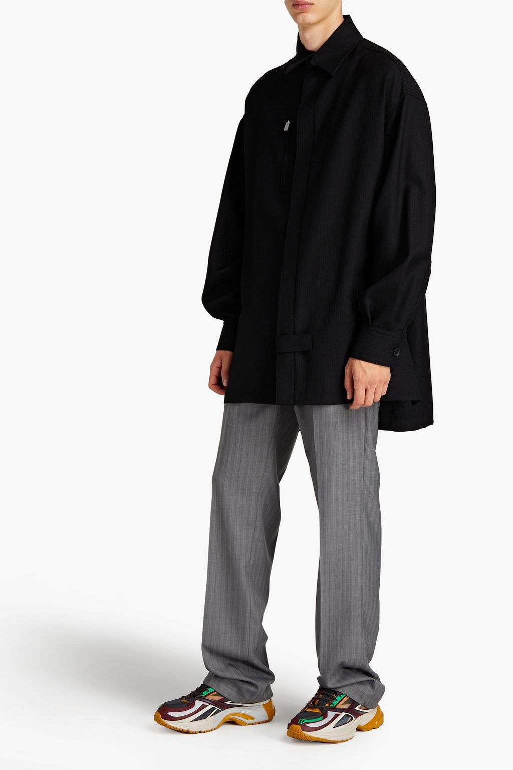 1017 ALYX 9SM Oversized wool-crepe overshirt
