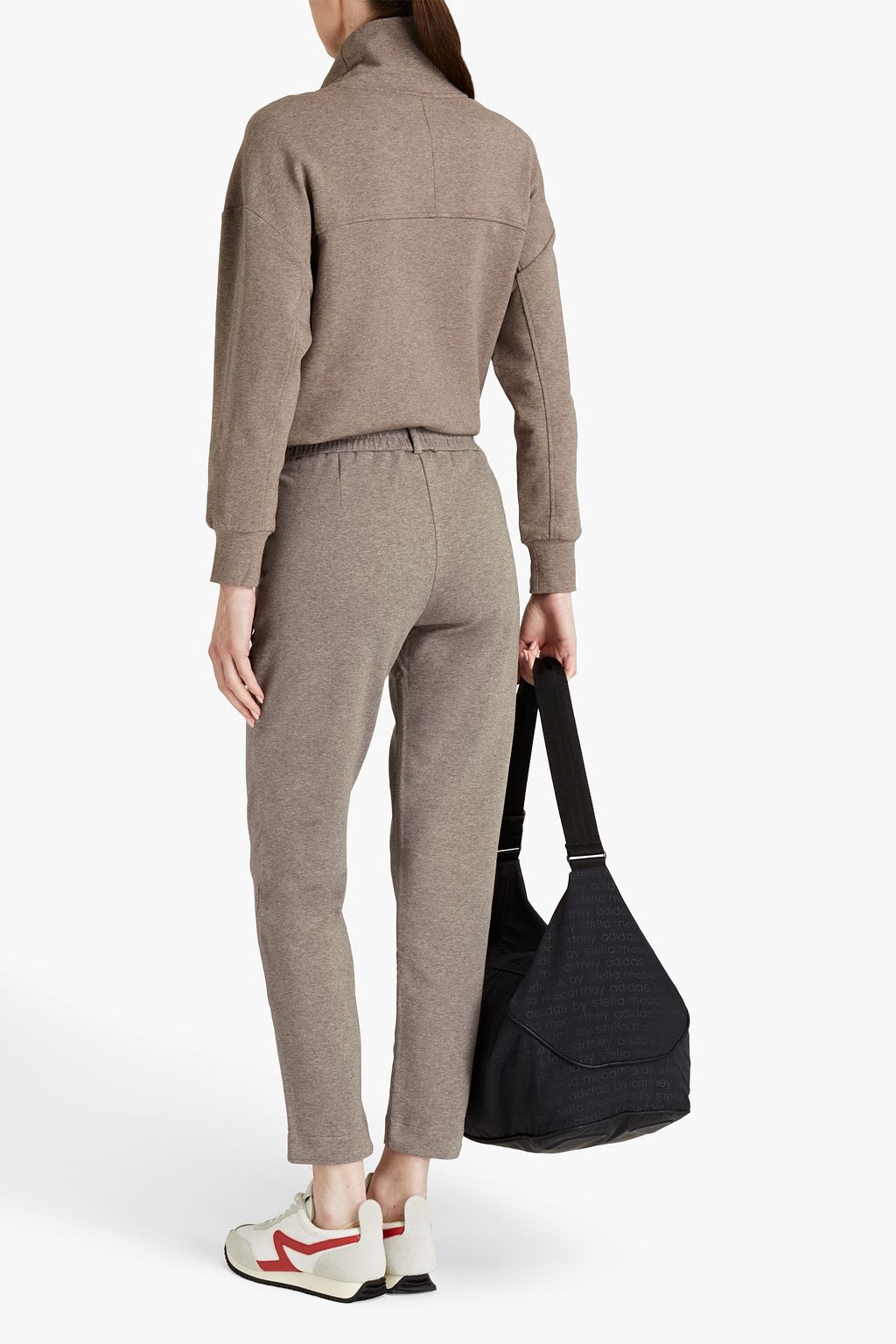 VARLEY Copra mélange French cotton-blend terry track pants
