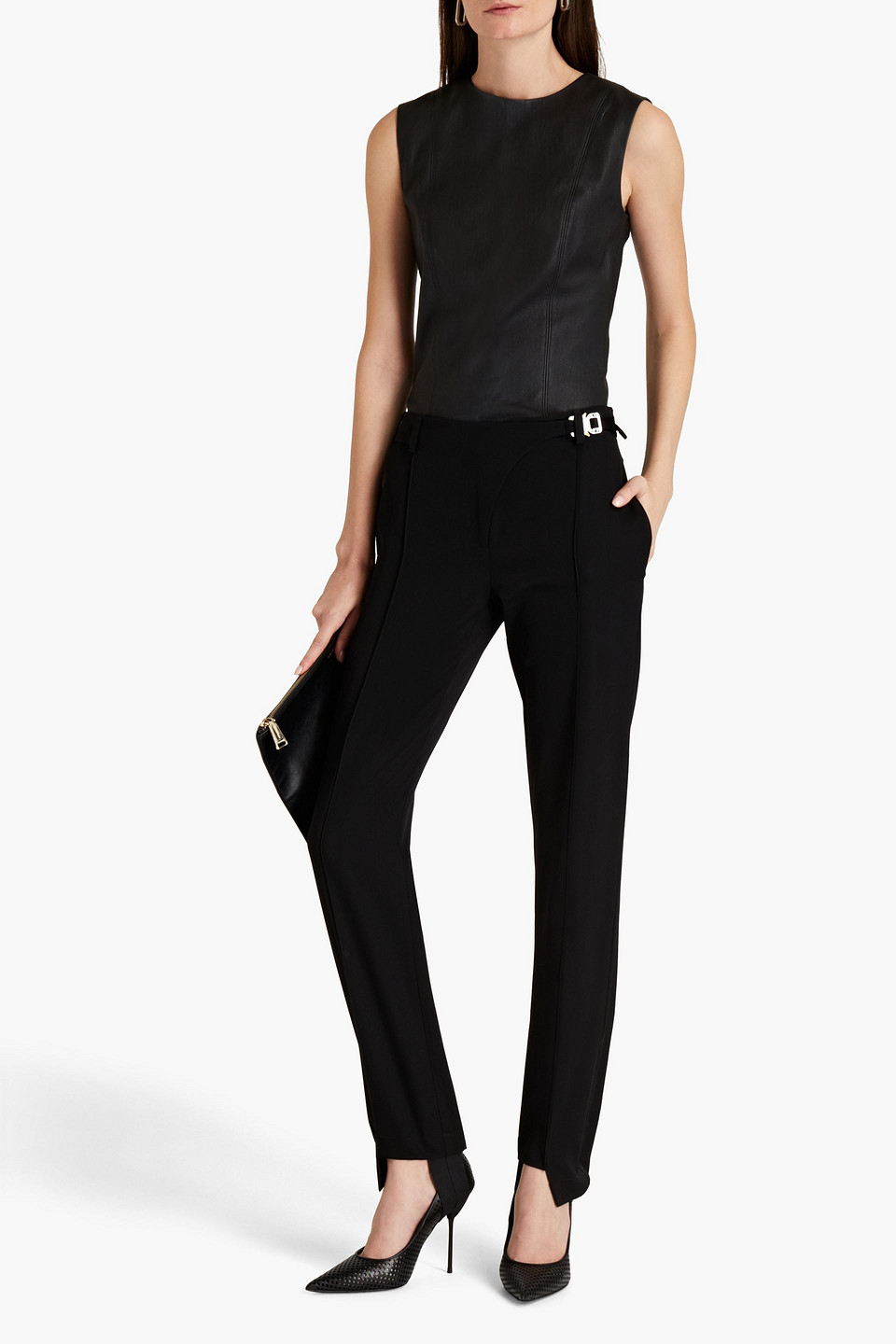 Alyx Wool-twill Slim-leg Pants In Black
