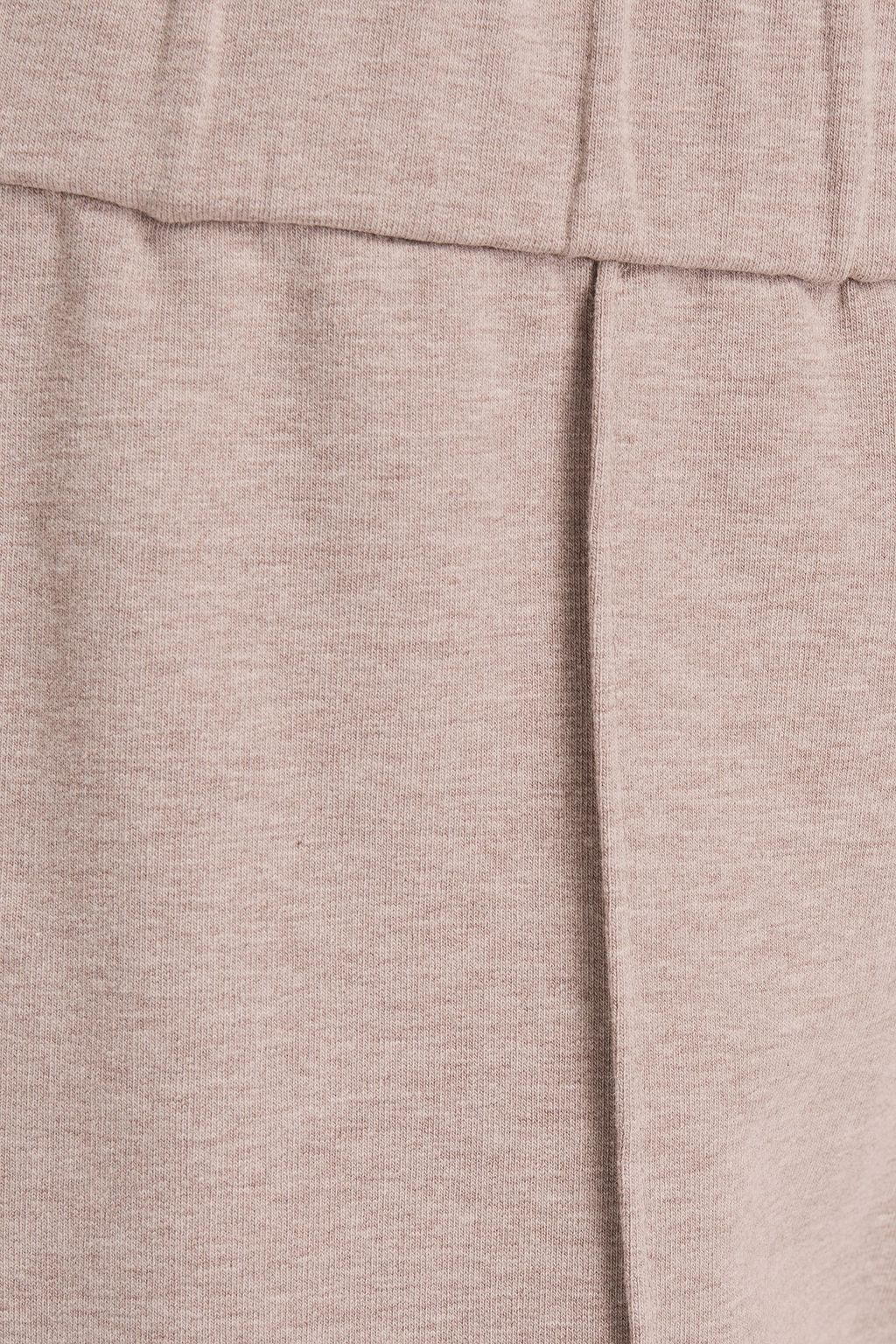 VARLEY Hanley pintucked French cotton-blend terry track pants