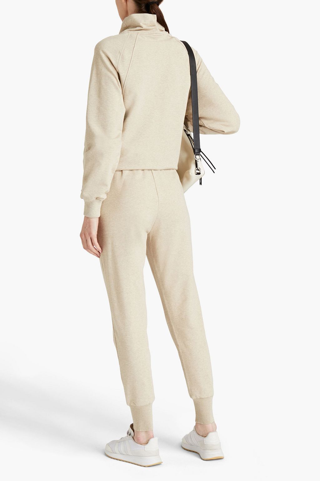 VARLEY French cotton-blend terry track pants