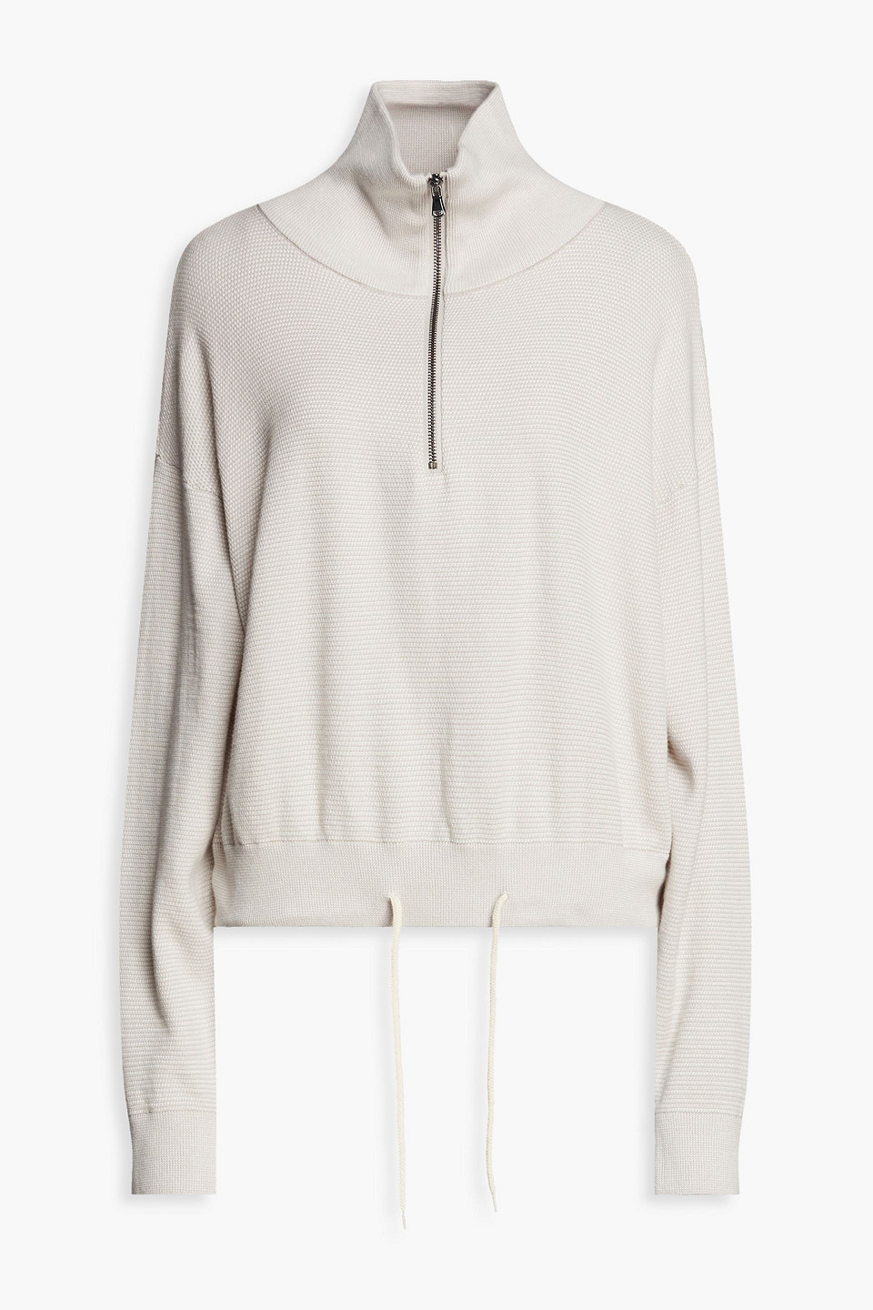 varley - buckingham cotton sweater - gray - xs