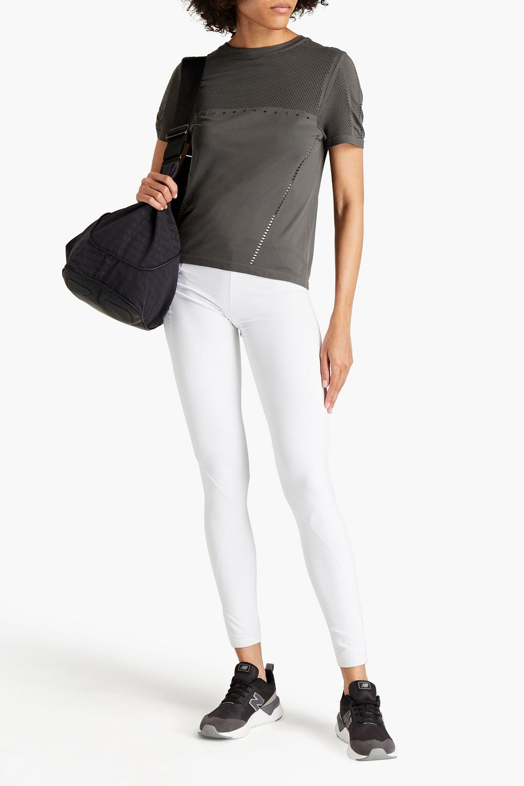 VARLEY Jefferson paneled mesh top
