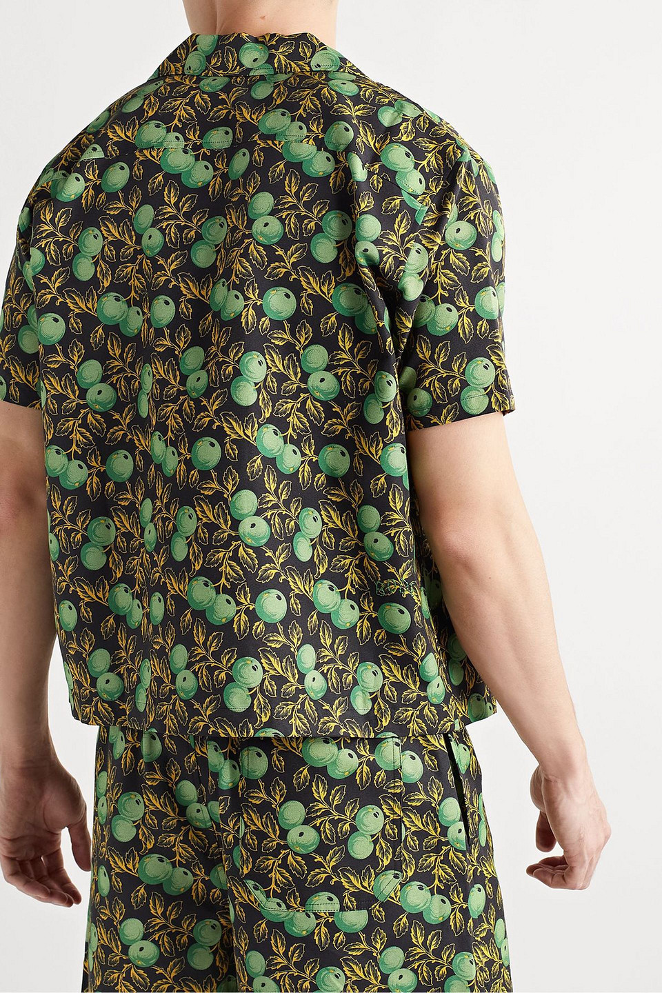 Bode - Gooseberry Bedrucktes Hemd Aus Twill Aus Einer Baumwoll-seidenmischung Mit Reverskragen - Bunt - M/l 