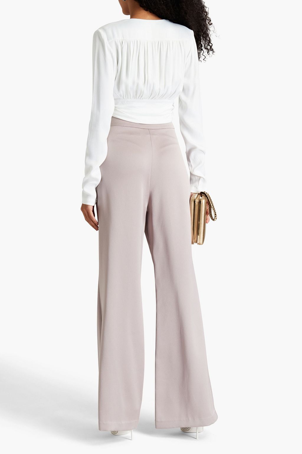 HUISHAN ZHANG Crepe wide-leg pants