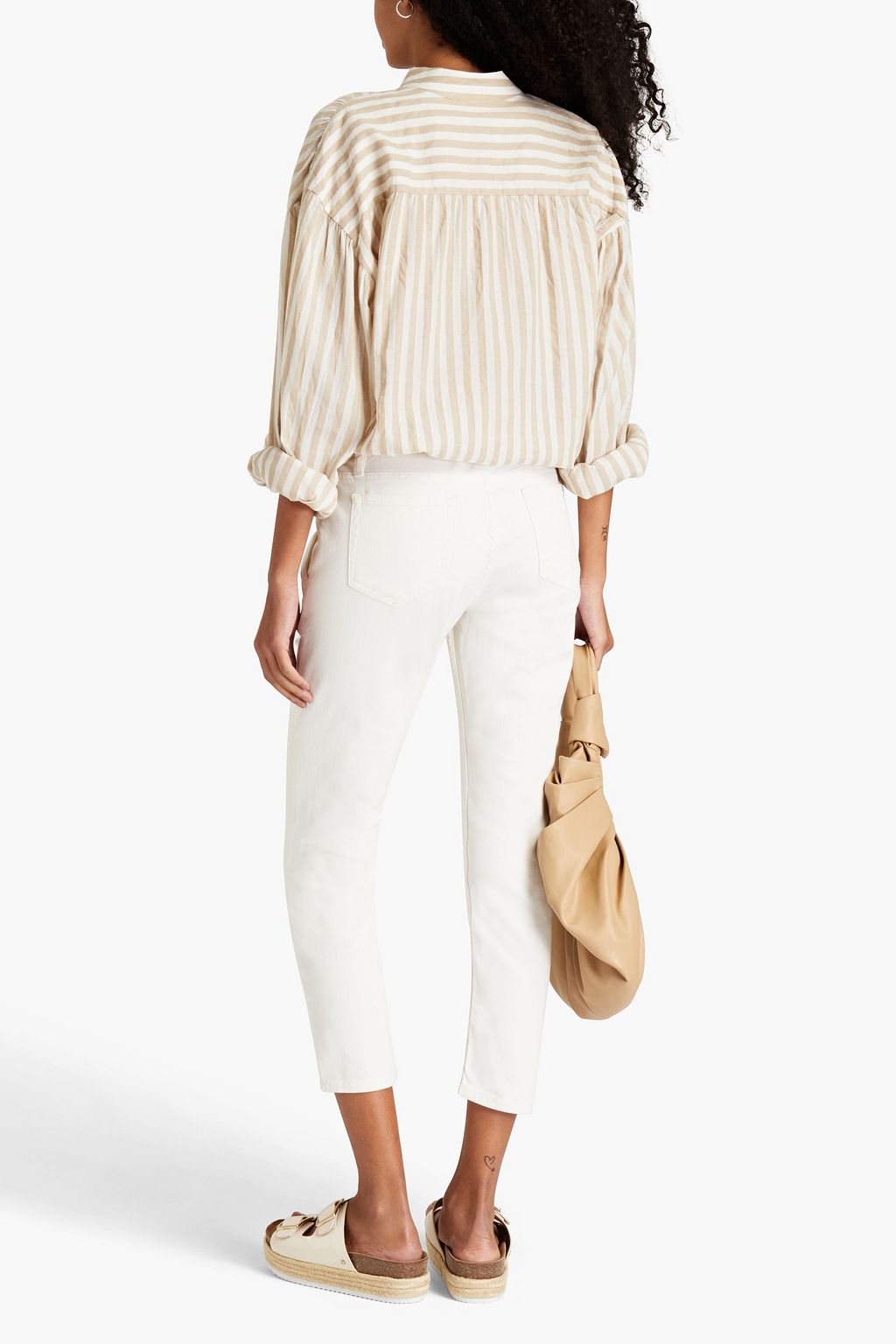 IRO Navrick distressed mid-rise slim-leg jeans