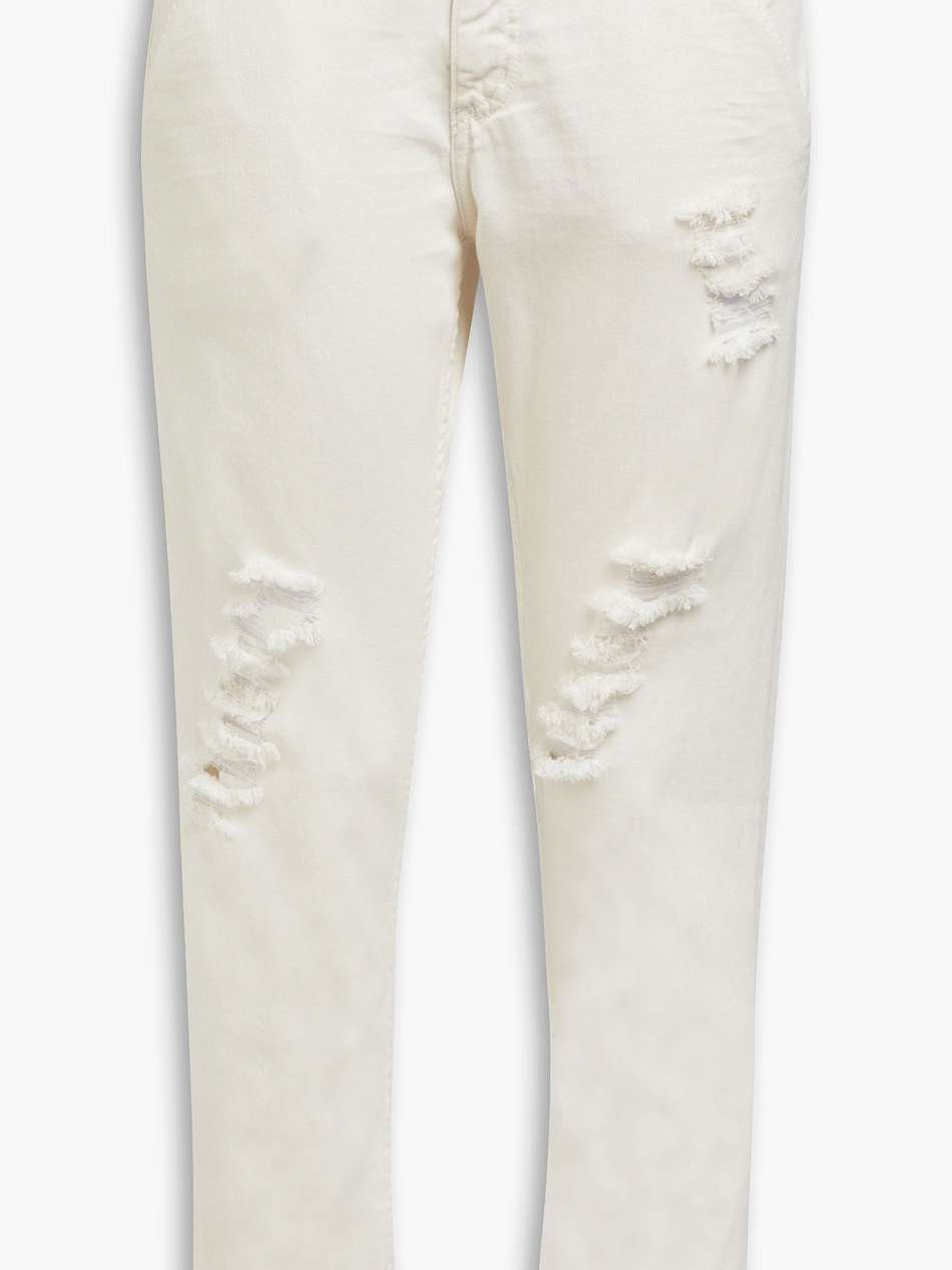 navrick distressed mid-rise slim-leg jeans