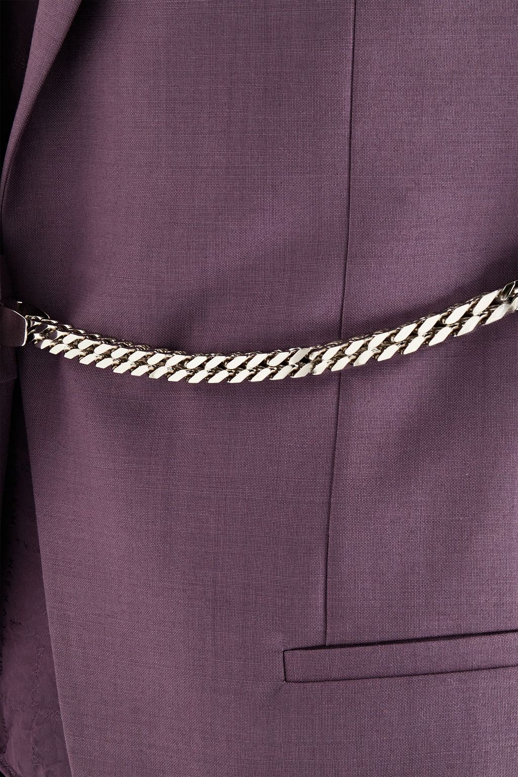 1017 ALYX 9SM Chain-trimmed wool and mohair-blend blazer