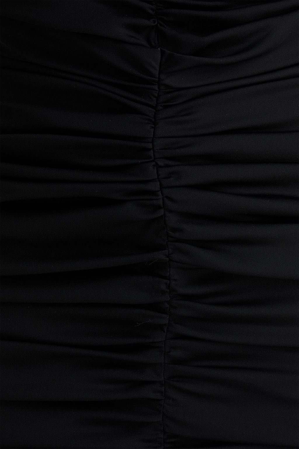 DOLCE&GABBANA Cutout ruched silk-blend midi dress