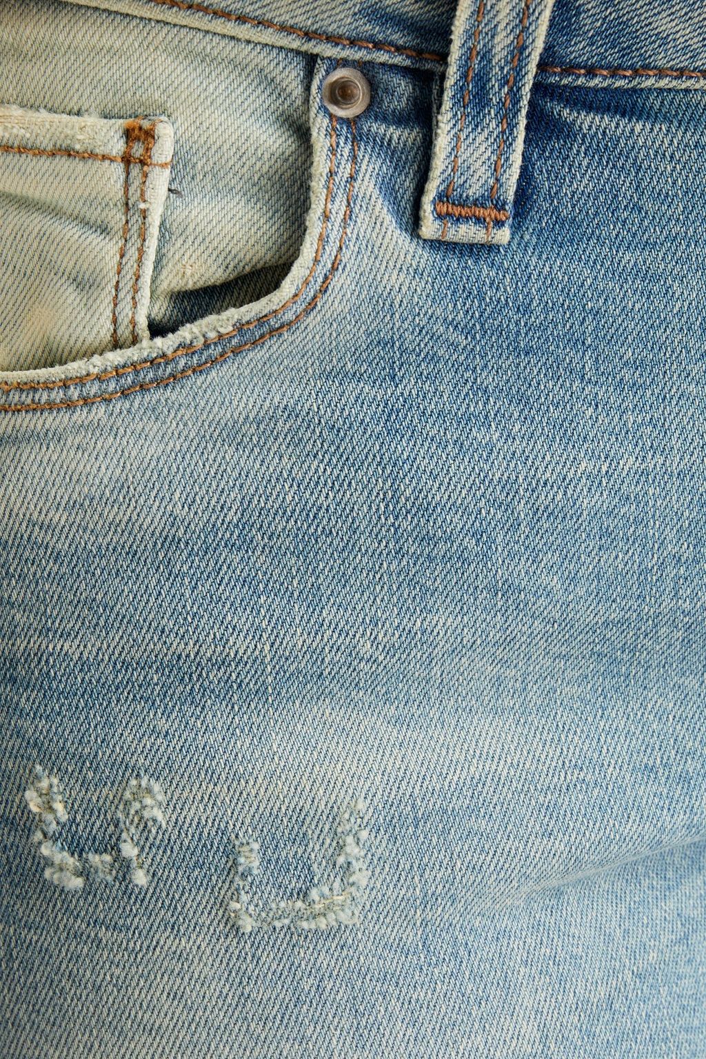 IRO Zeitna distressed mid-rise skinny jeans