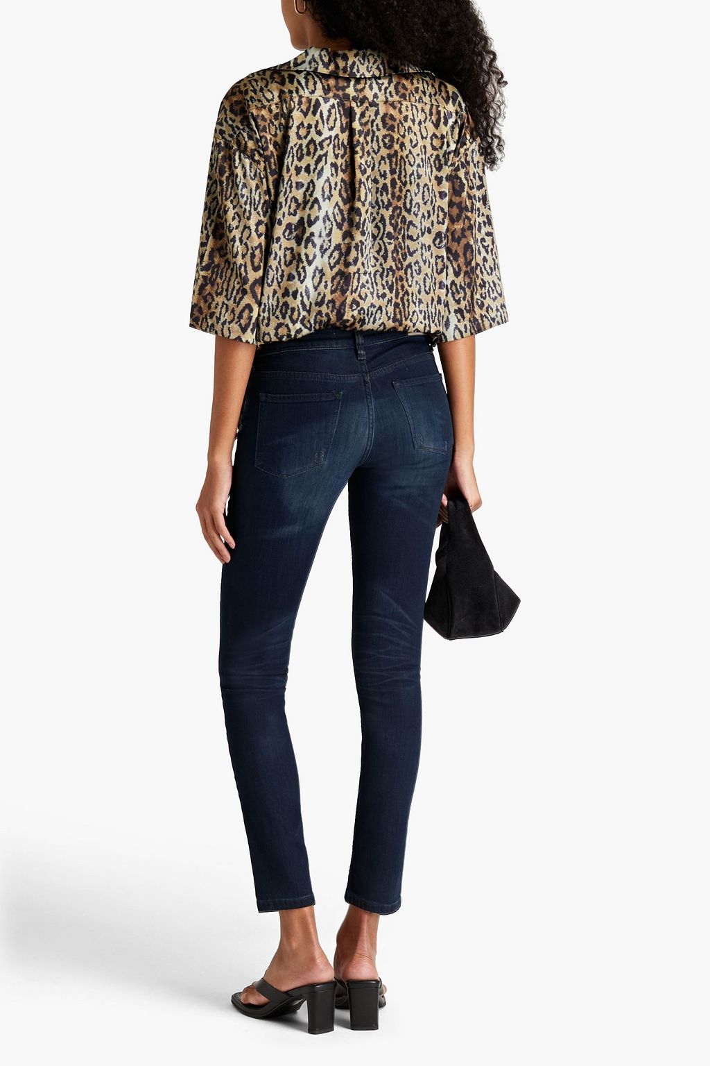 IRO Benthal faded mid-rise skinny  jeans