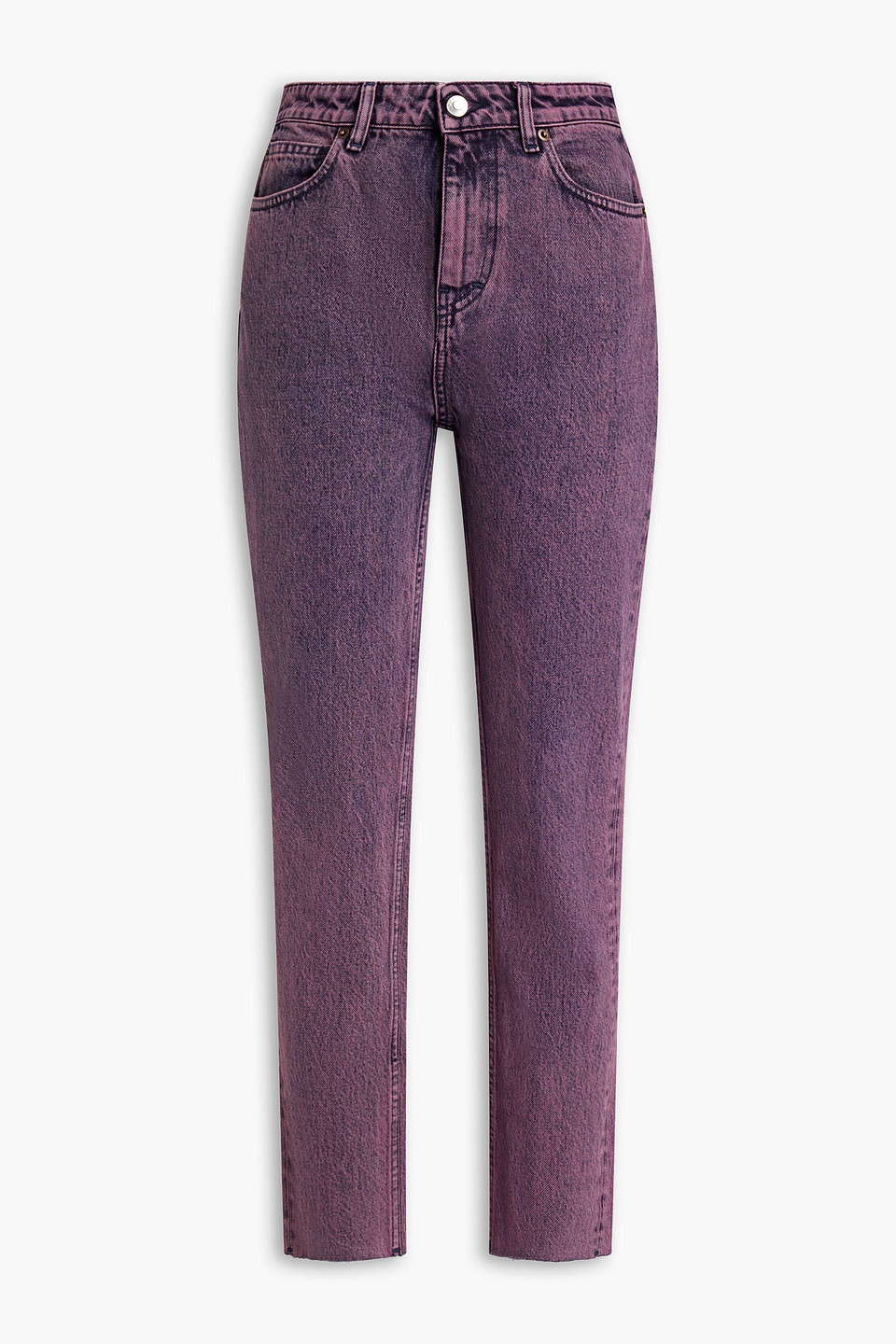Dale high-rise straight-leg jeans