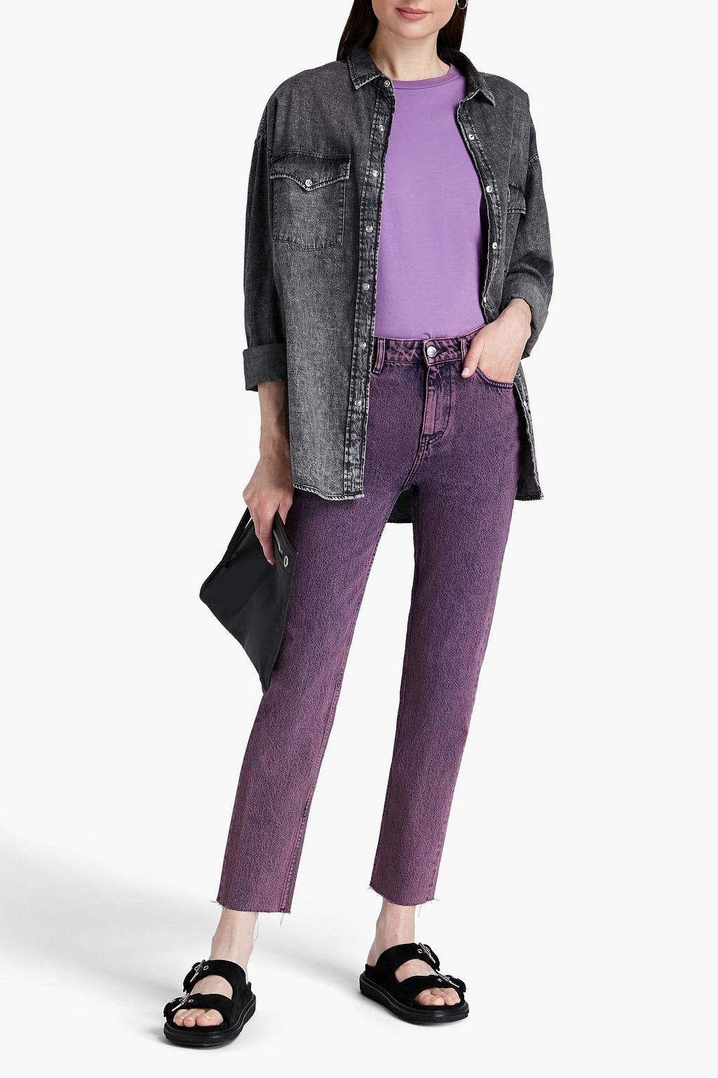 IRO Dale high-rise straight-leg jeans