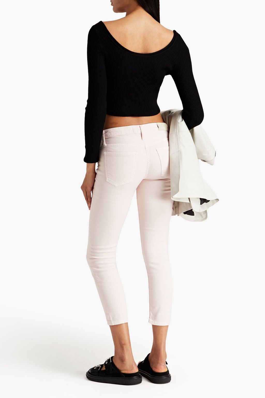 IRO Alyson cropped mid-rise skinny jeans