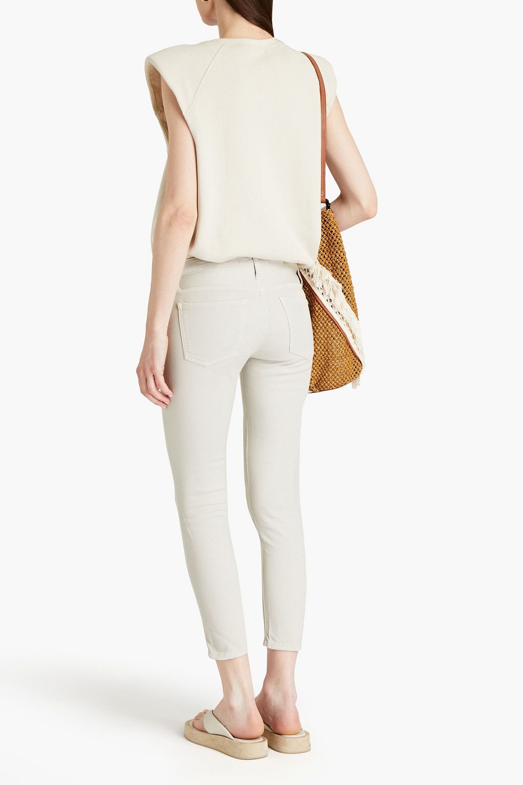 IRO Alyson cropped mid-rise skinny jeans