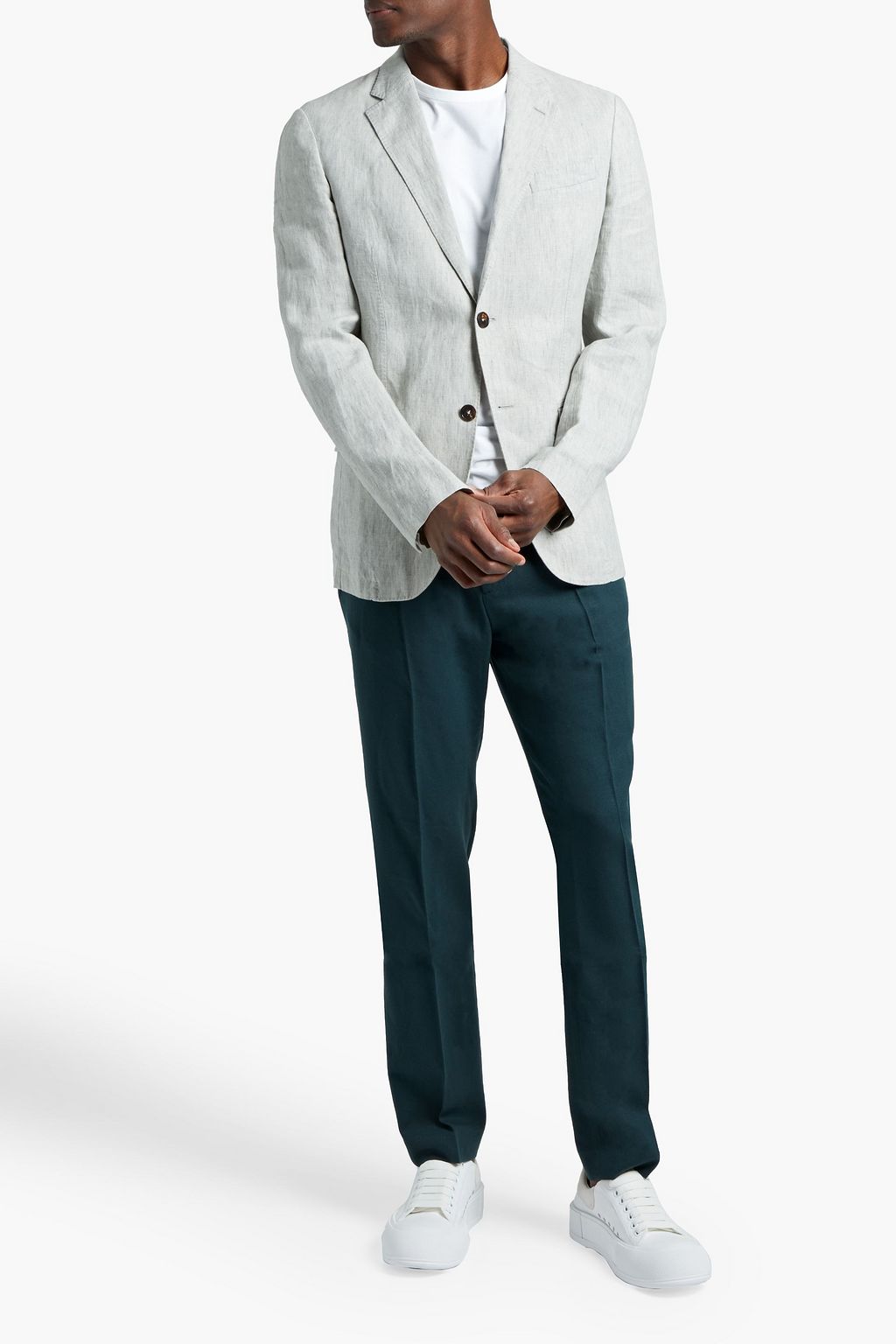 ZEGNA Slub linen blazer