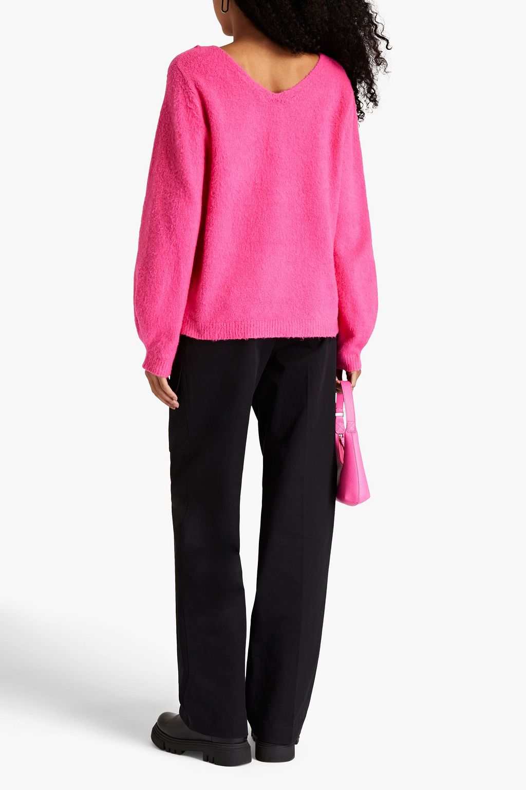 HELMUT LANG Brushed cotton-blend sweater