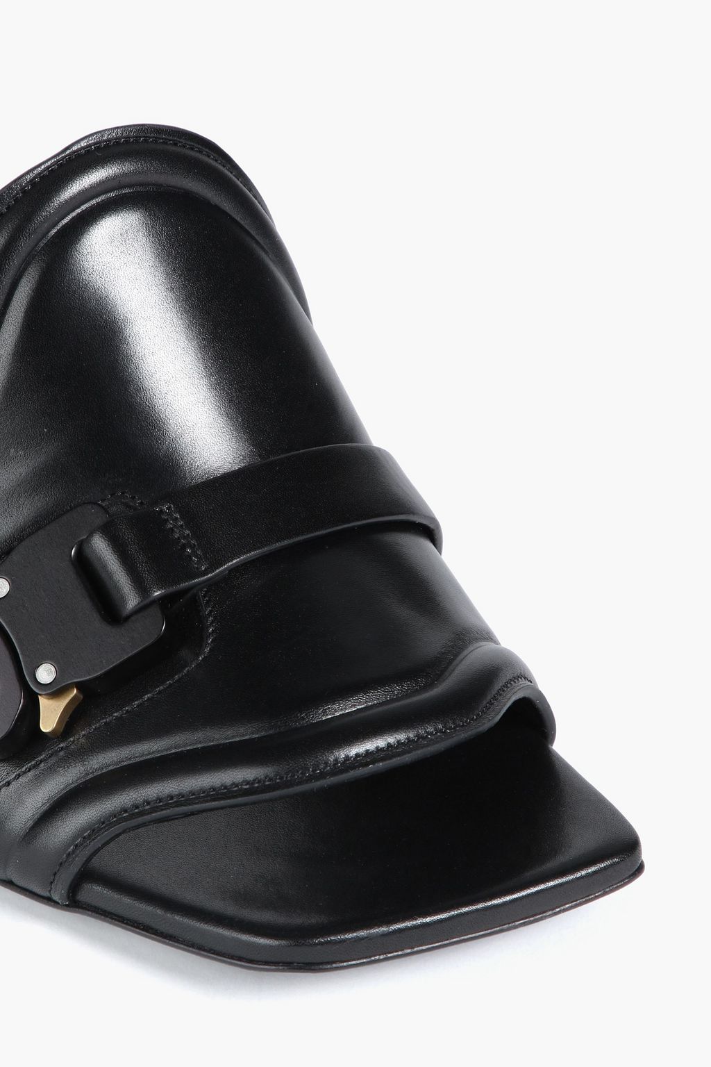 1017 ALYX 9SM Buckle-detailed leather mules
