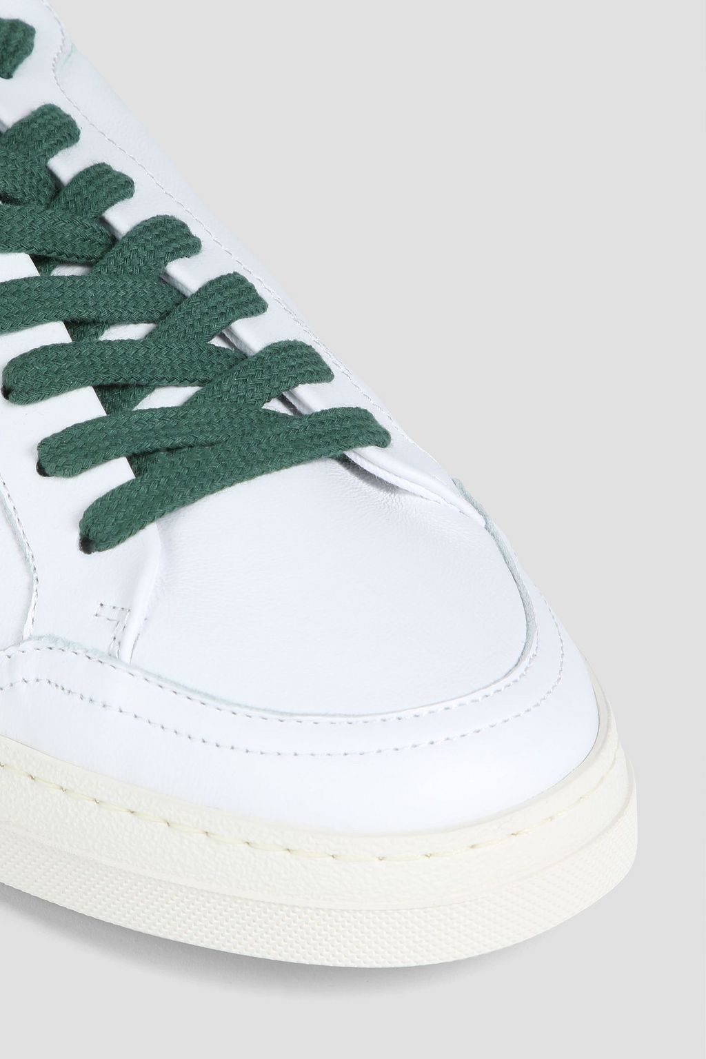 OFF-WHITE™ Appliquéd printed leather sneaker