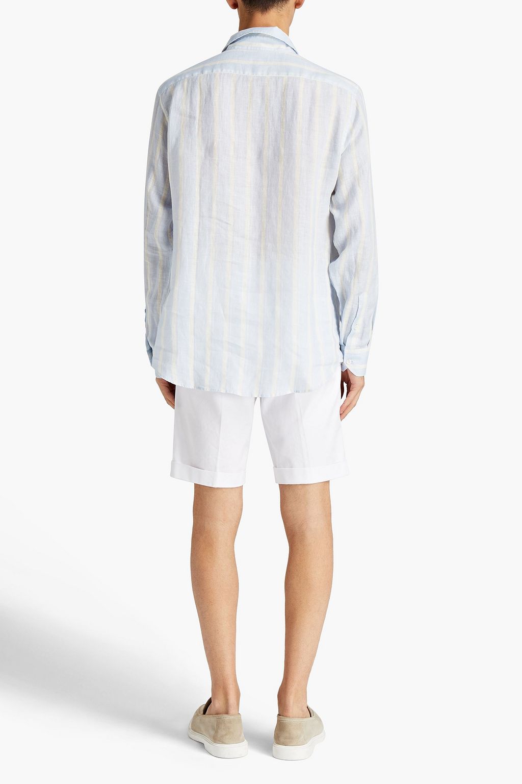 FRESCOBOL CARIOCA Antonio striped linen shirt