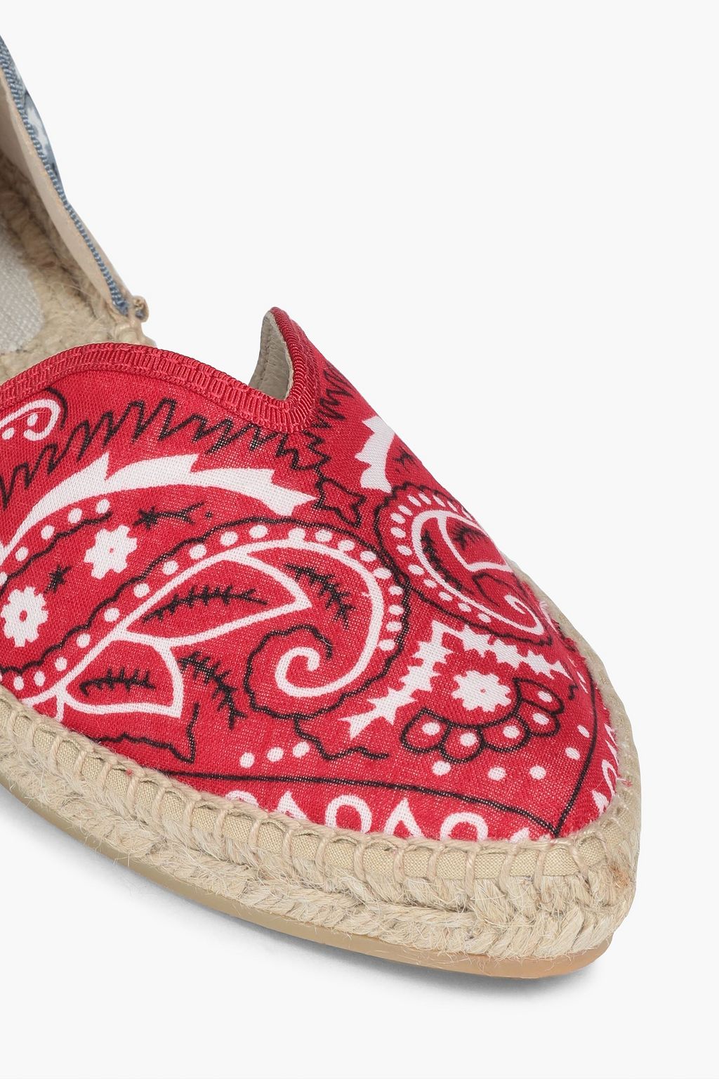 MANEBÍ Paisleyprint canvas espadrilles THE