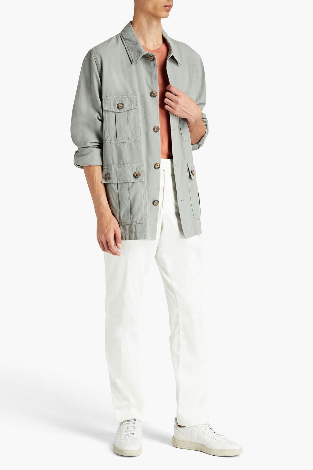 FRESCOBOL CARIOCA Andre cotton-blend twill field jacket