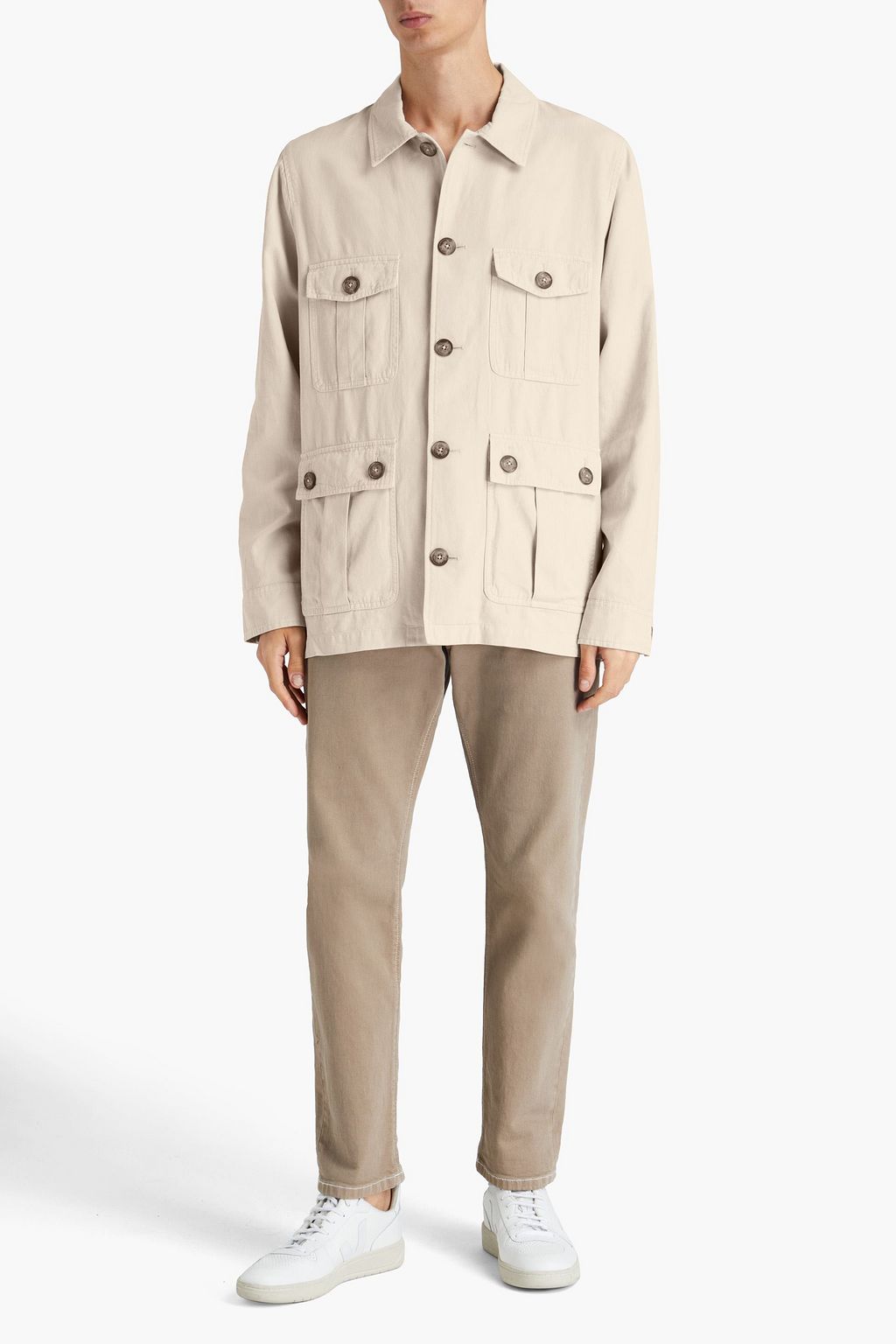 FRESCOBOL CARIOCA Andre cotton-blend twill field jacket