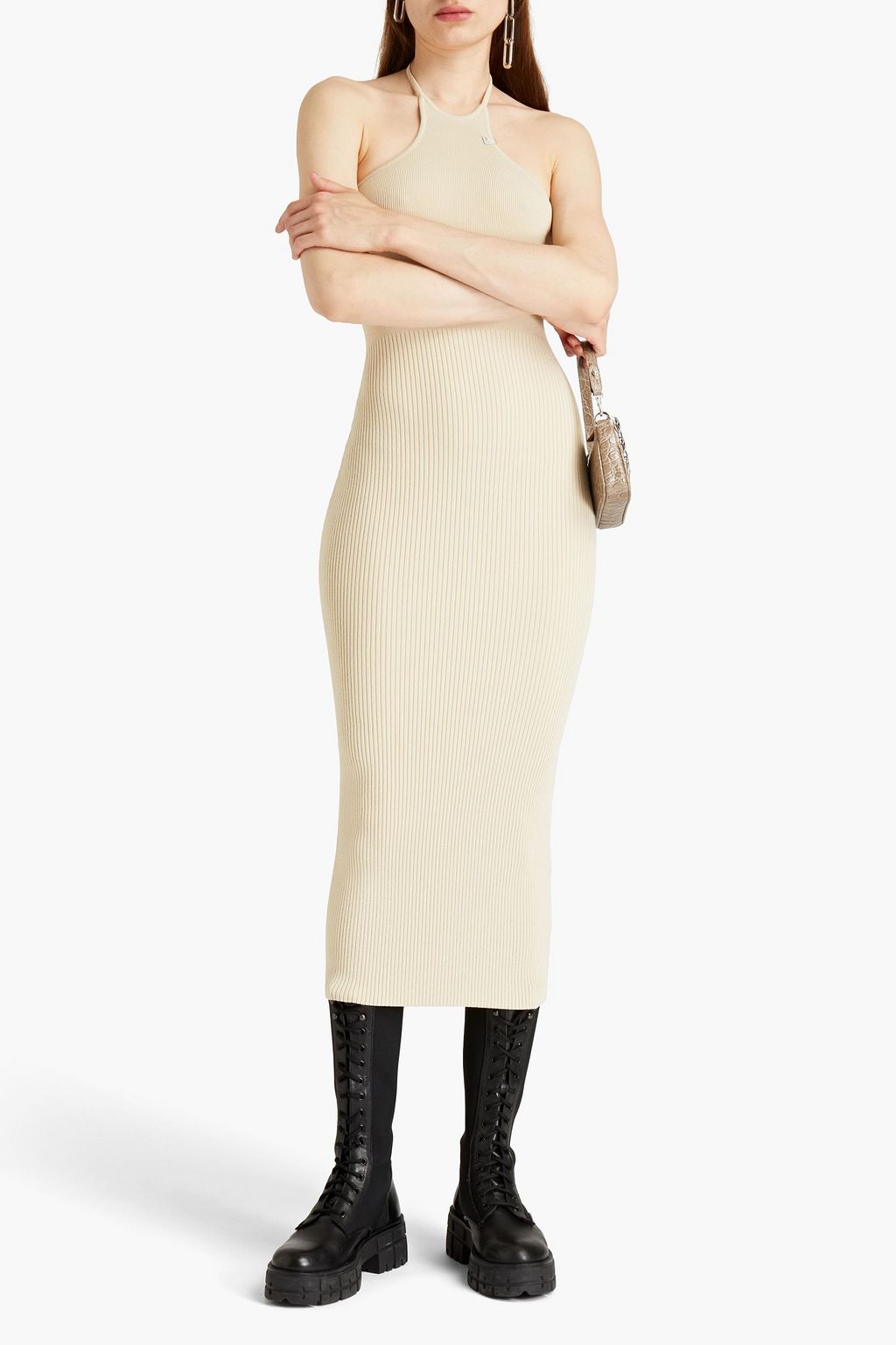 1017 ALYX 9SM Ribbed-knit midi dress