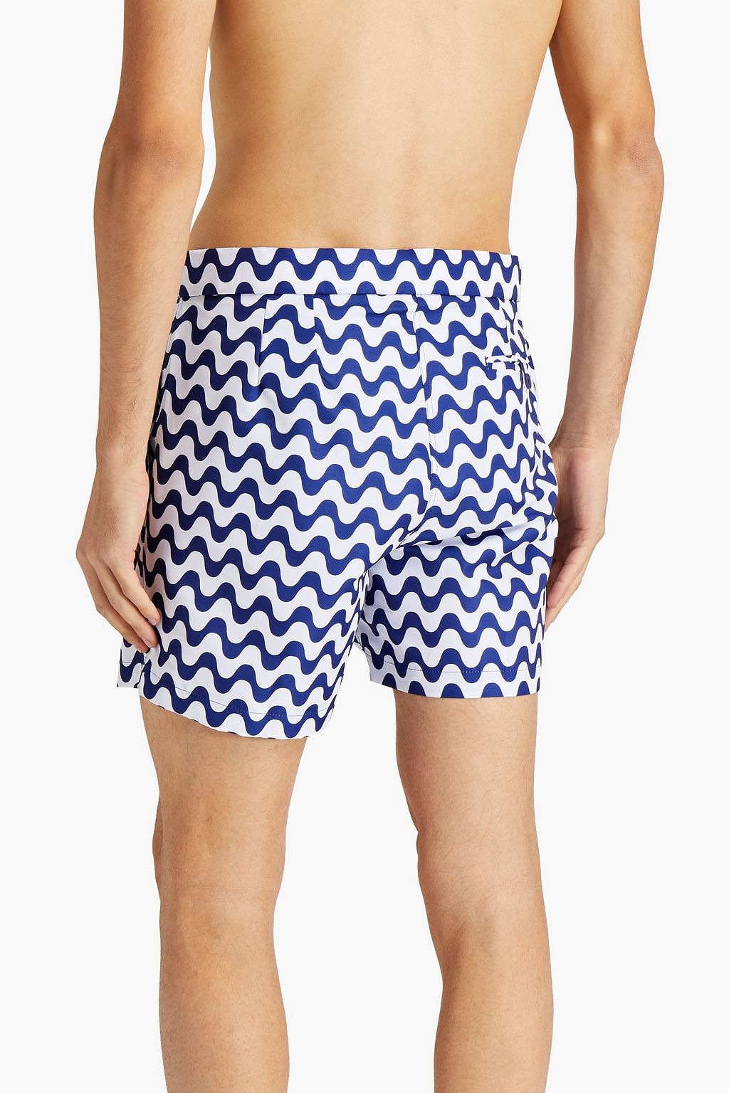 FRESCOBOL CARIOCA Short-length printed swim shorts