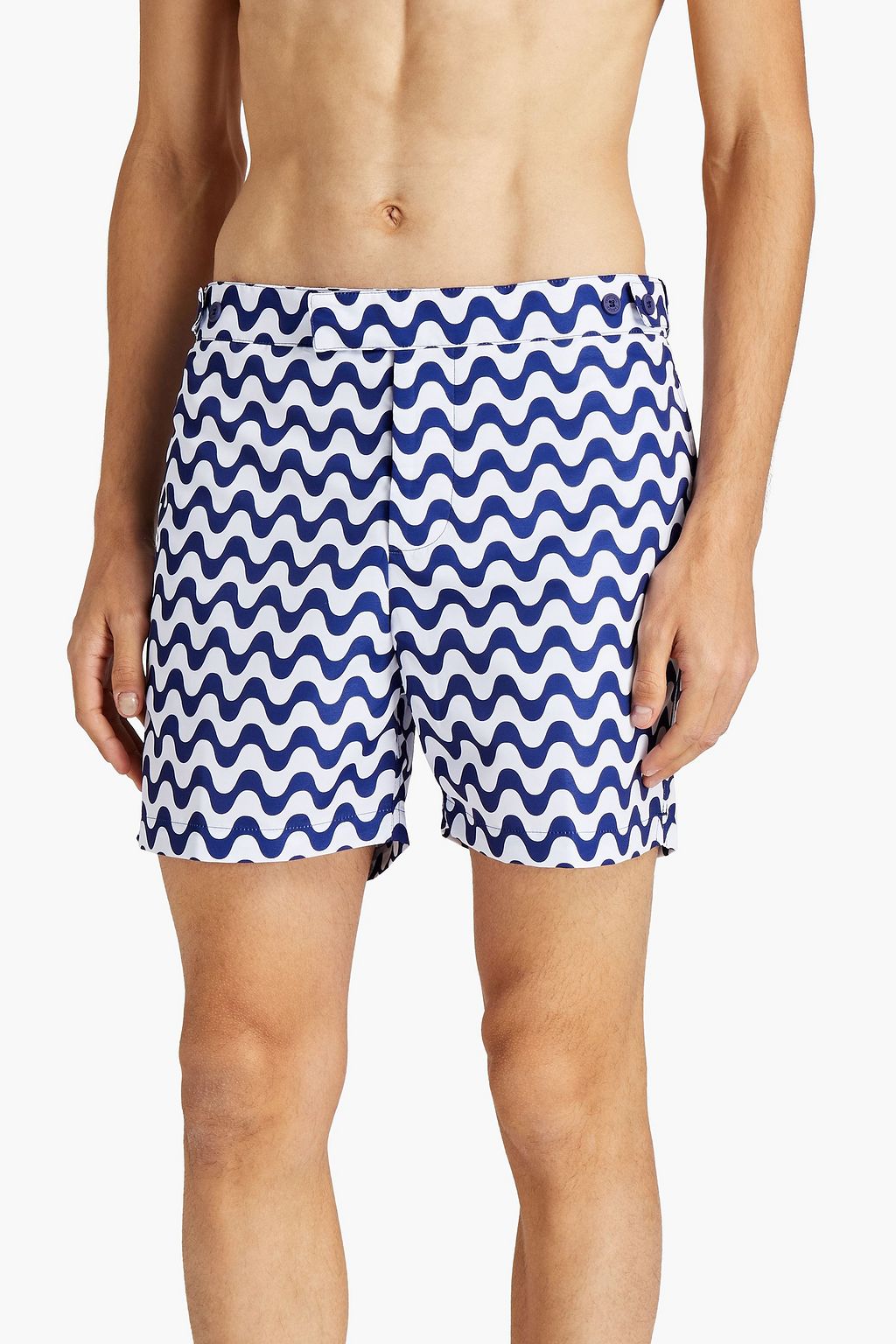 FRESCOBOL CARIOCA Short-length printed swim shorts