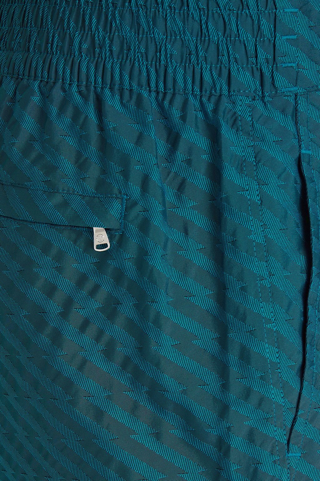 FRESCOBOL CARIOCA Mid-length jacquard swim shorts