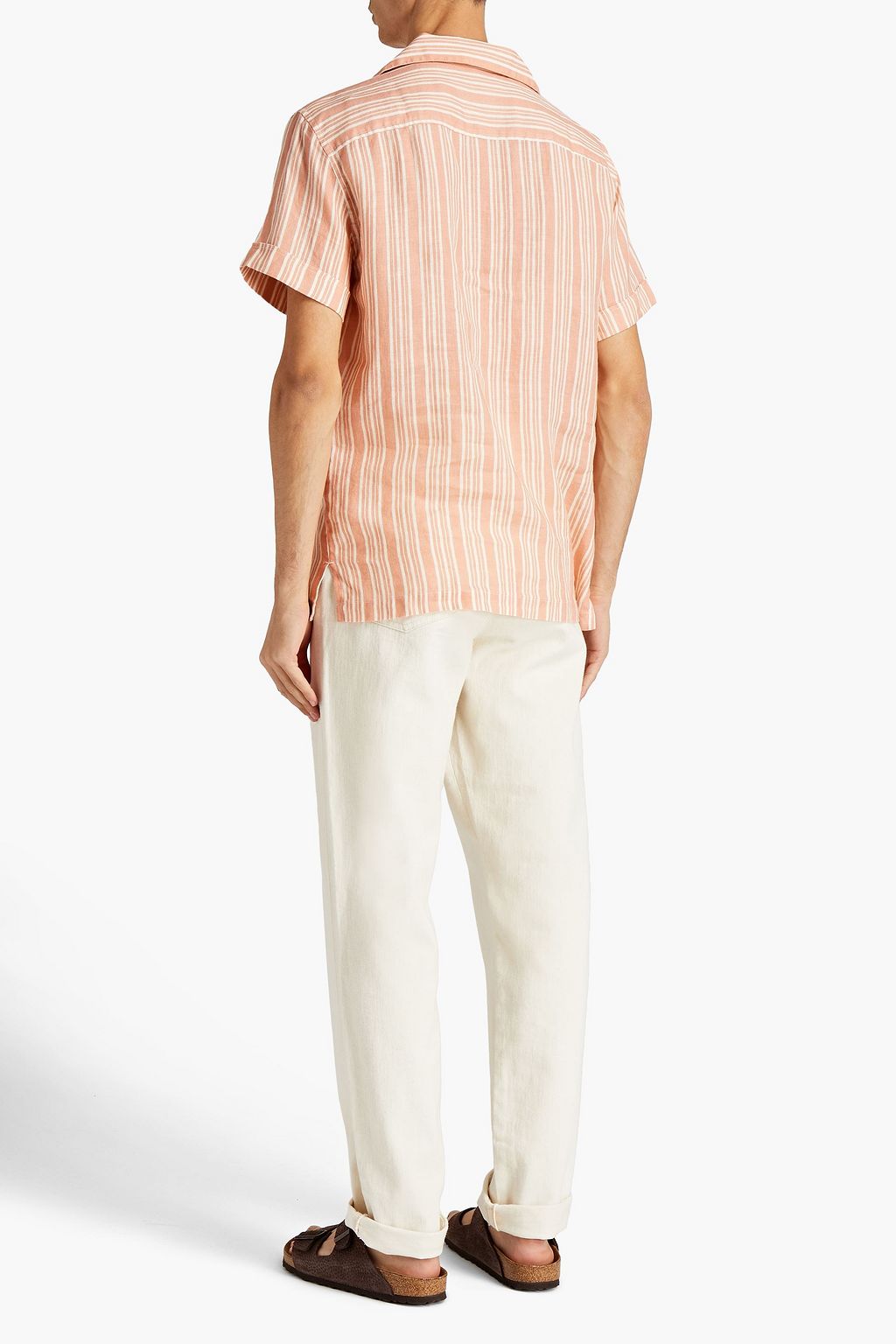FRESCOBOL CARIOCA Thomas striped linen shirt