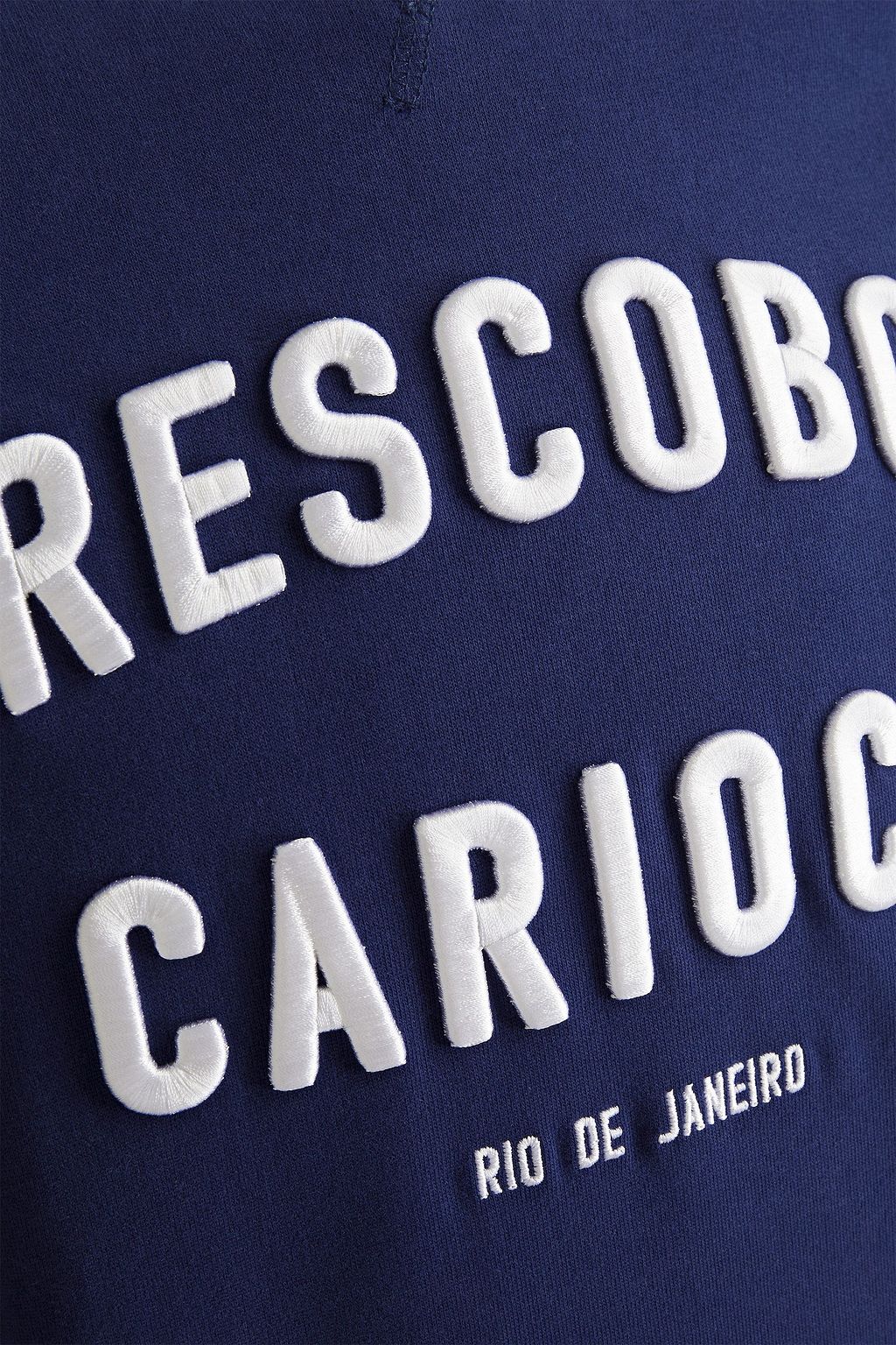 FRESCOBOL CARIOCA Sweatshirt aus Baumwollfrottee mit Stickereien