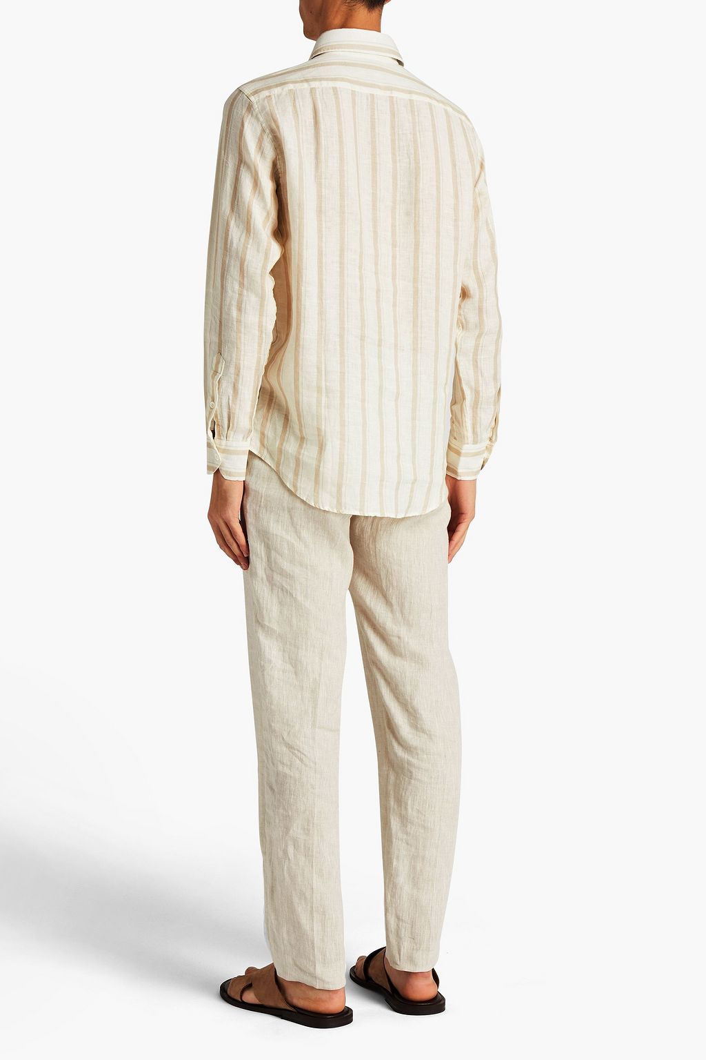 FRESCOBOL CARIOCA Antonio striped linen shirt