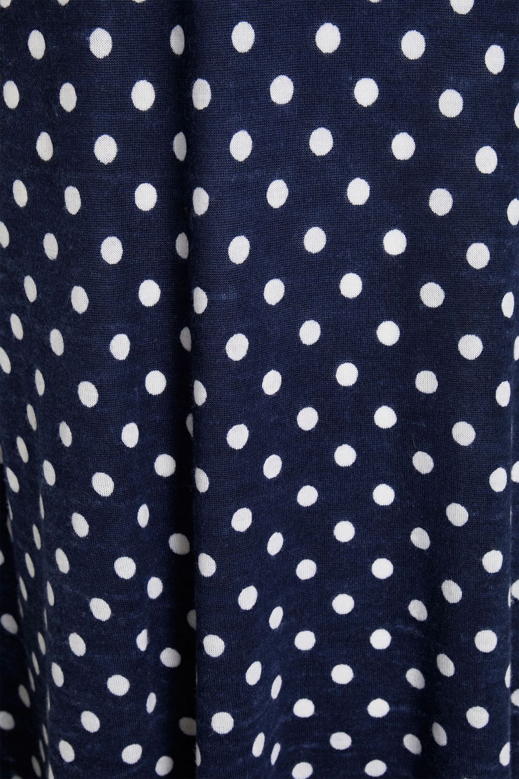 AUTUMN CASHMERE Polka-dot cashmere midi dress