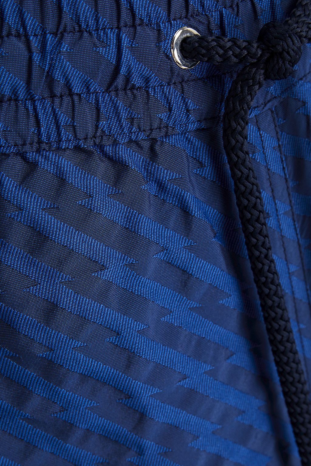 FRESCOBOL CARIOCA Short-length jacquard swim shorts