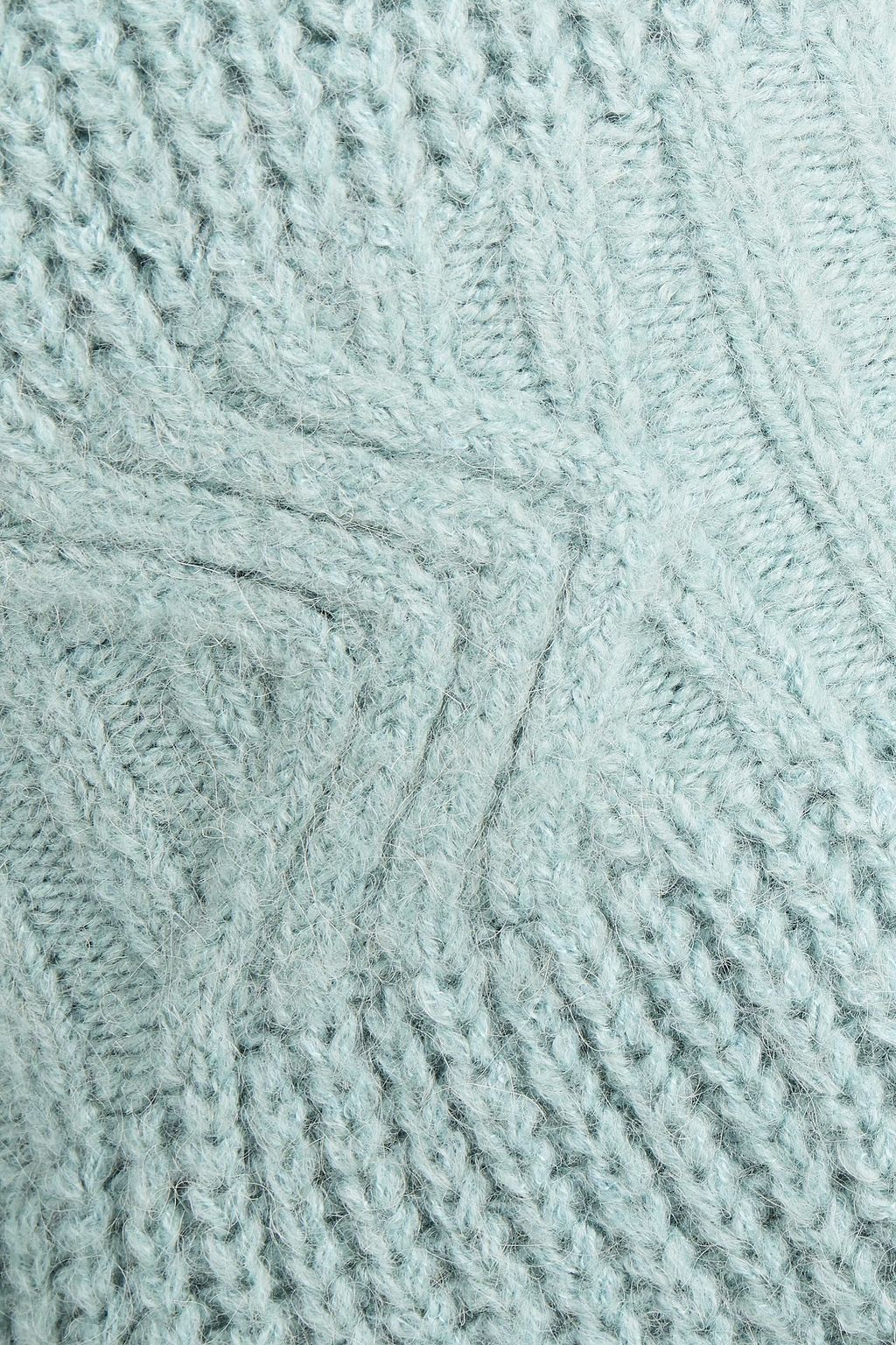 NICHOLAS Cable-knit mini dress