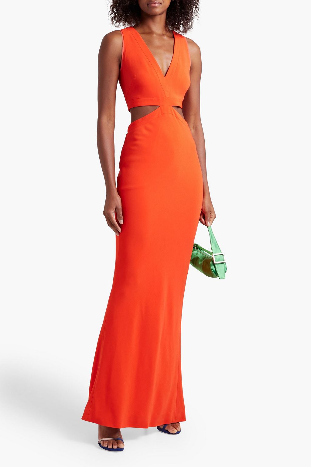 SEMSEM Cleo cutout cady maxi dress