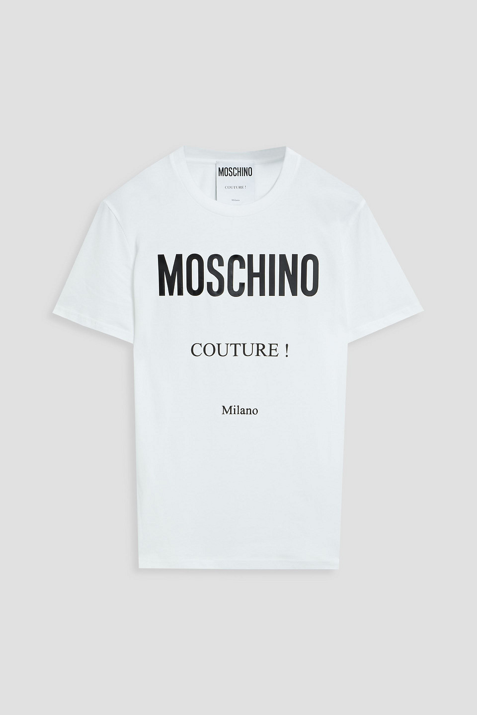 Moschino Couture Milano T-shirt In White