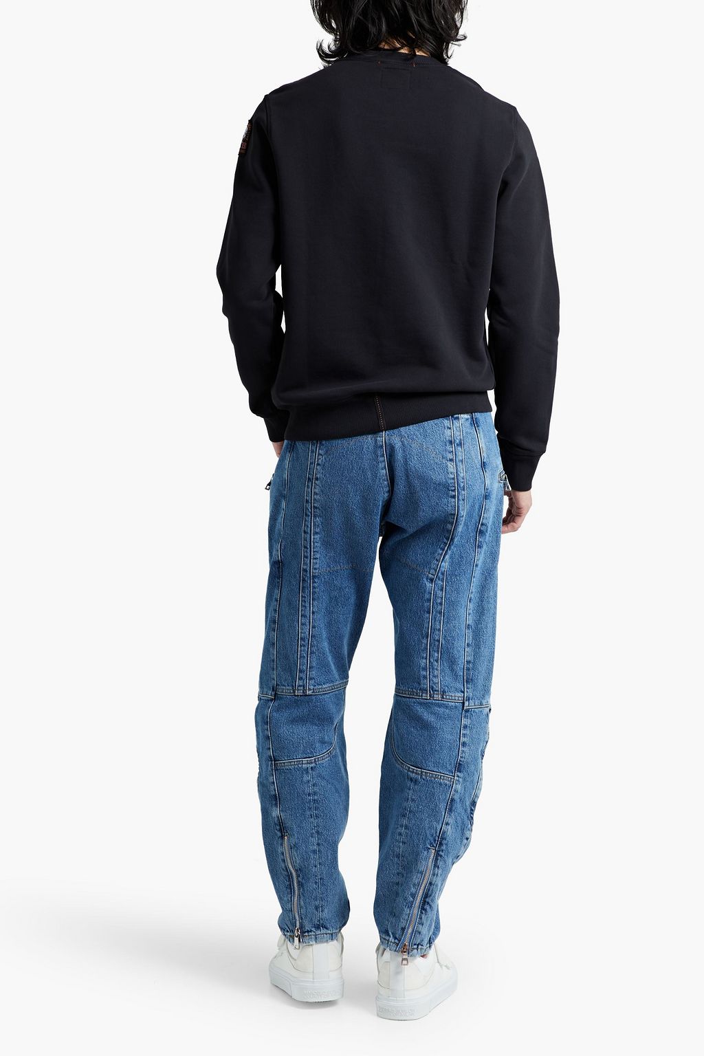 PARAJUMPERS Appliquéd cotton-fleece sweatshirt