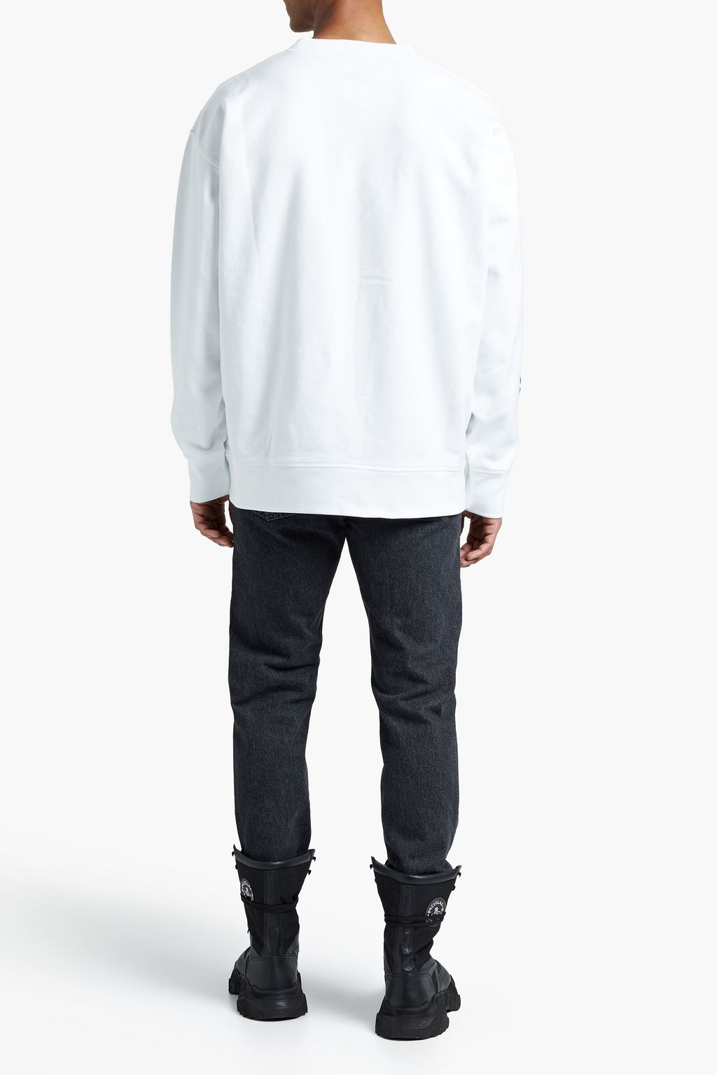 DSQUARED2 Printed cotton-fleece sweatshirt
