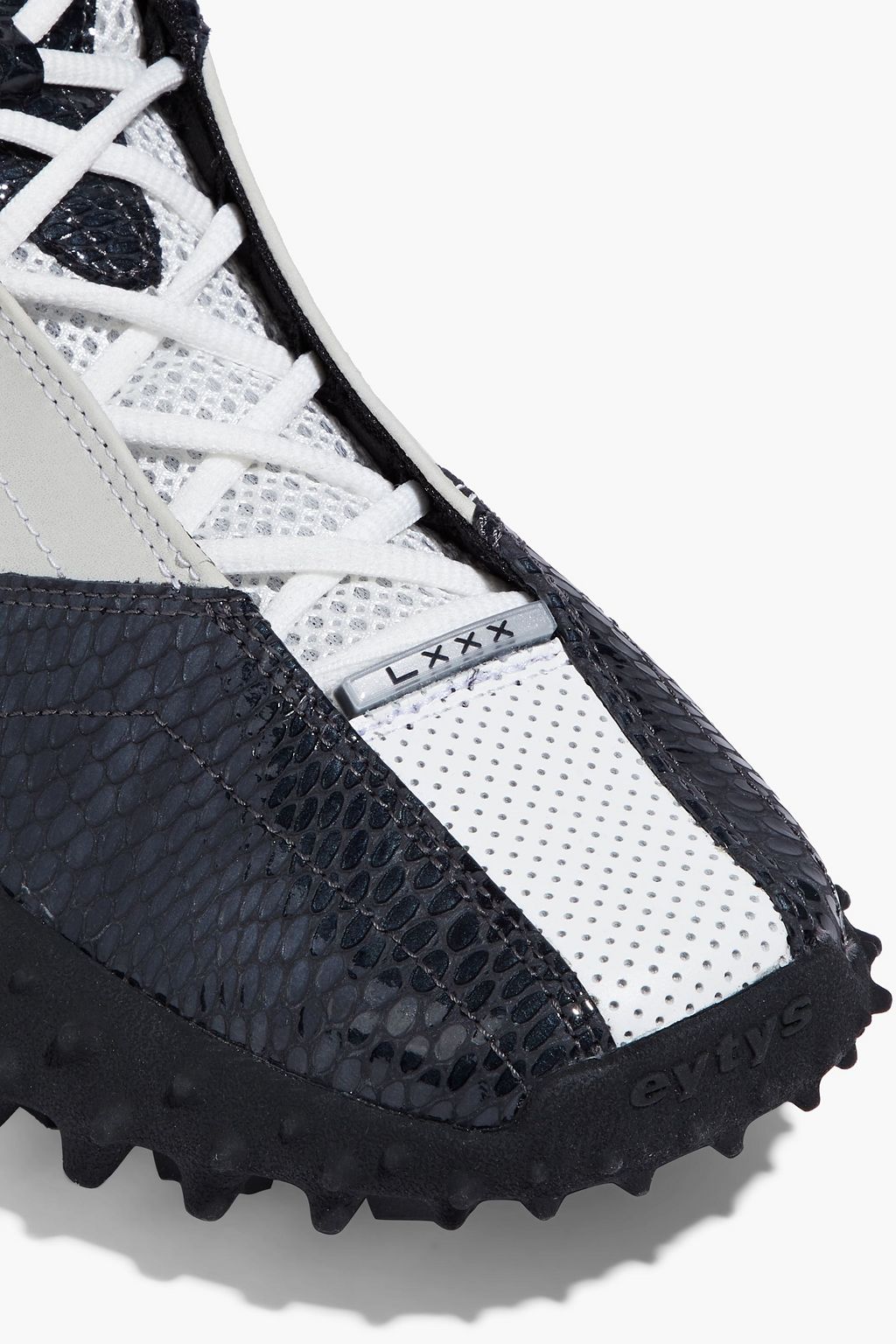 EYTYS Aphex snake-effect patent-leather sneakers