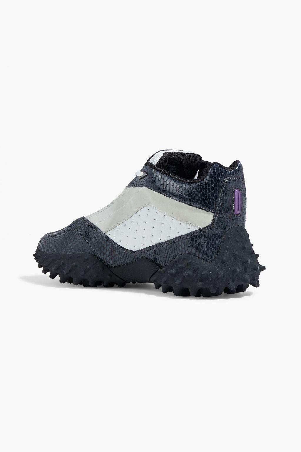 EYTYS Aphex snake-effect patent-leather sneakers