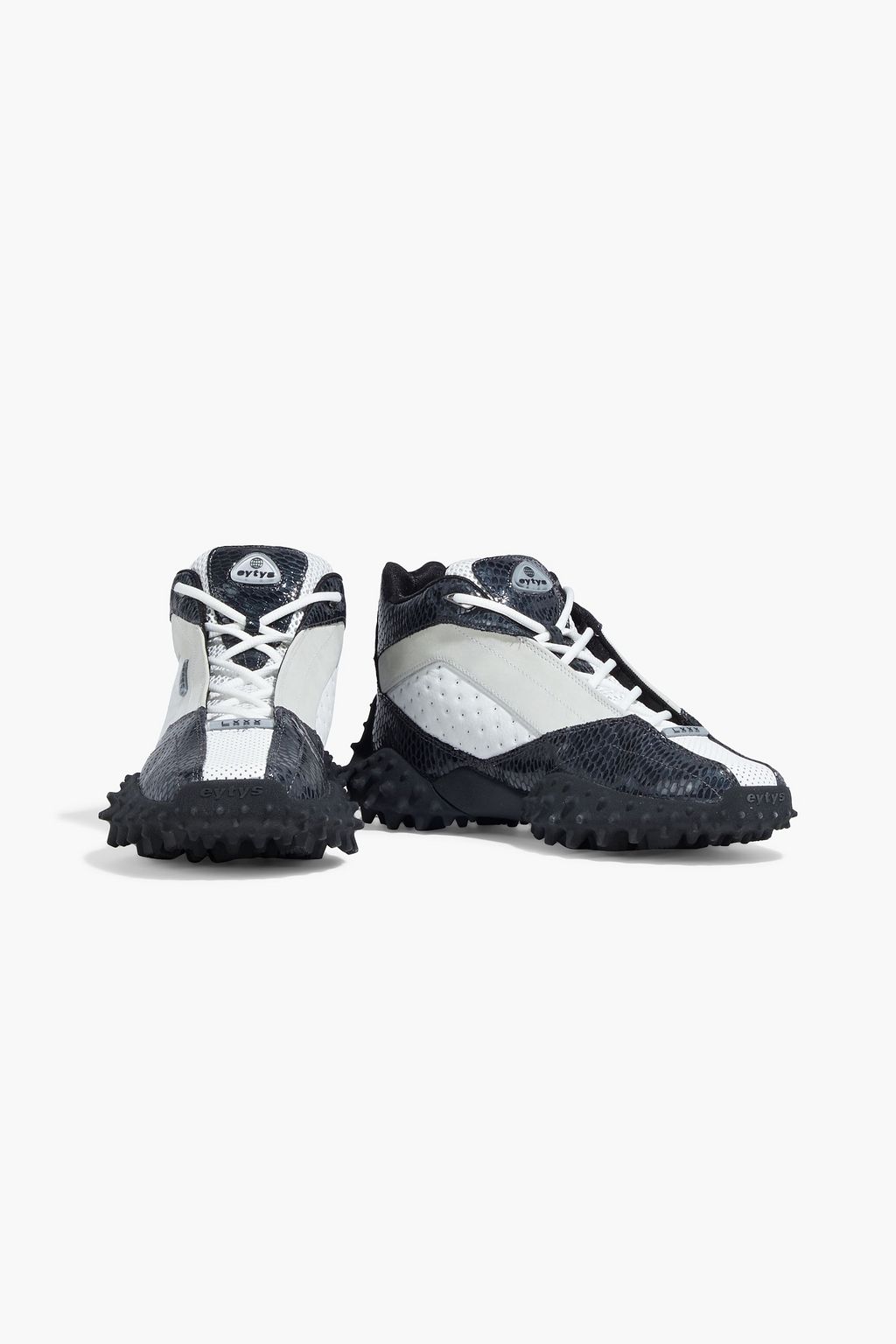 EYTYS Aphex snake-effect patent-leather sneakers