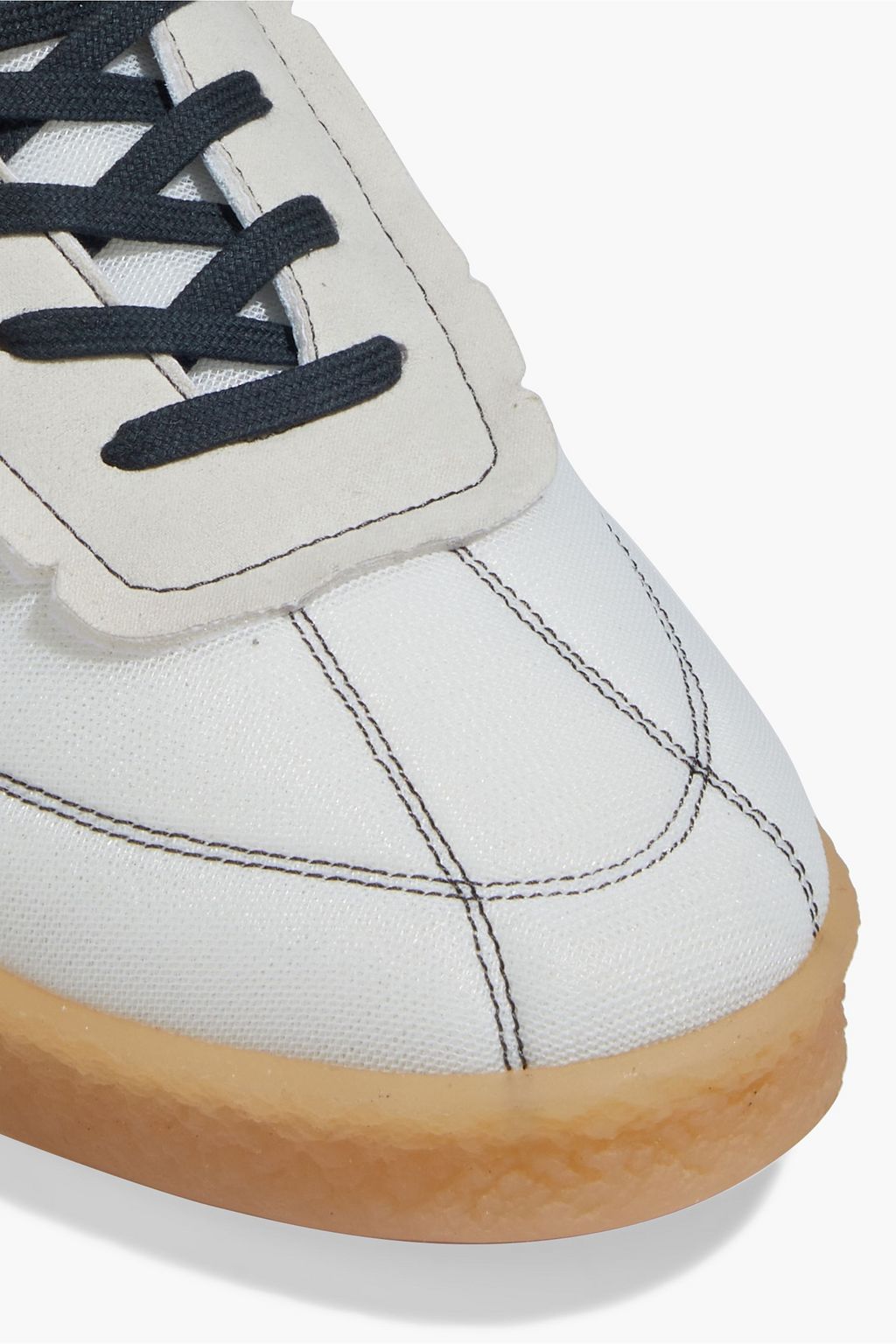 MM6 MAISON MARGIELA Inside Out suede-trimmed mesh sneakers