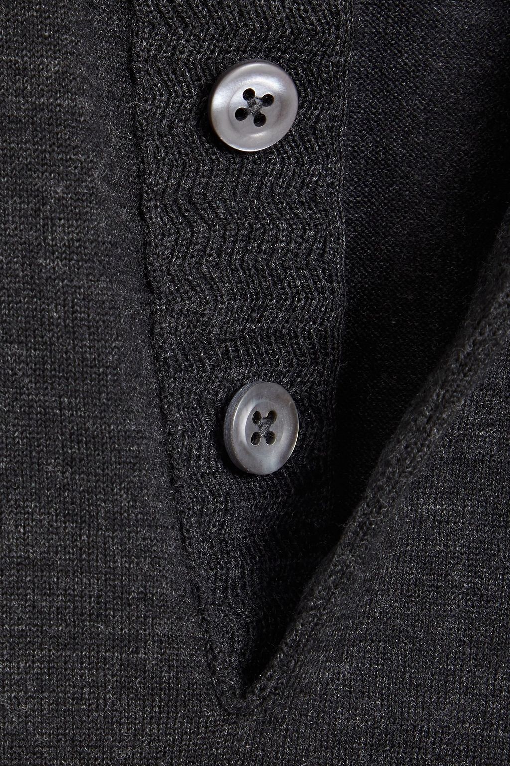 TOM FORD Mélange wool polo shirt