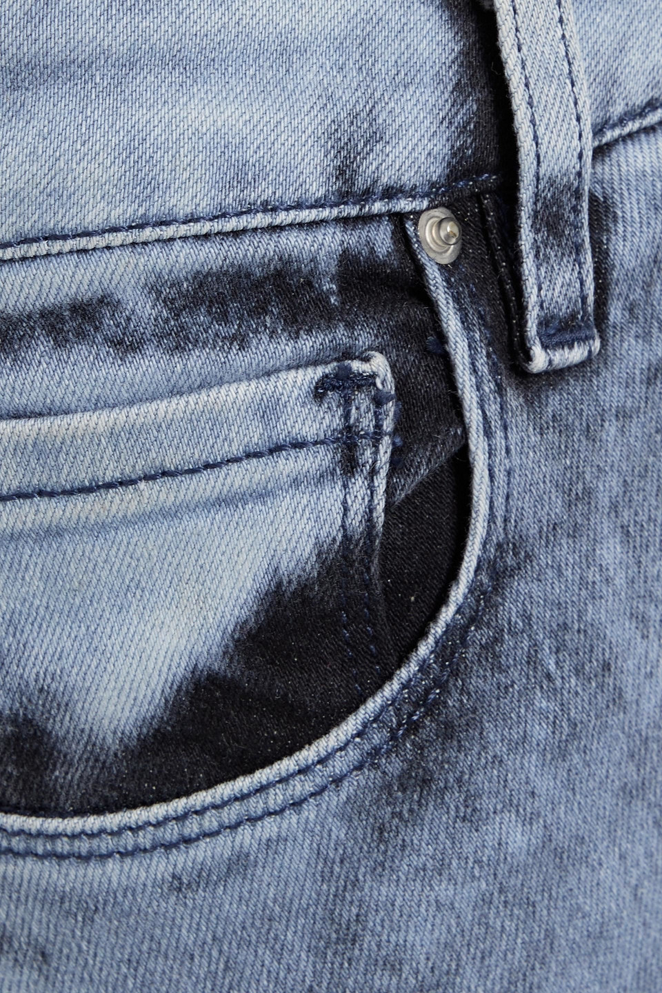 Iro Ralf Faded High-rise Skinny Jeans In Light Denim