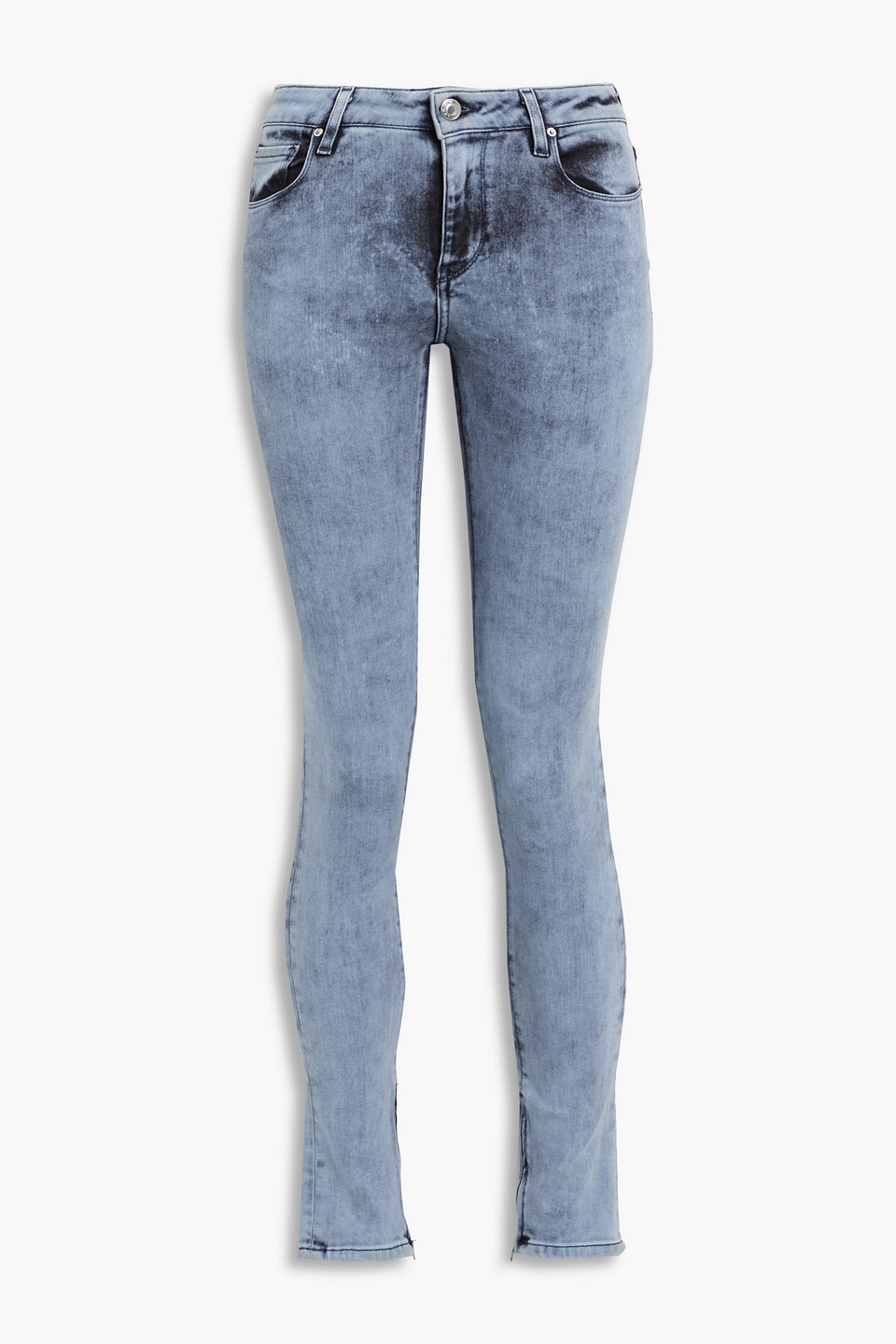 Iro Ralf Faded High-rise Skinny Jeans In Light Denim